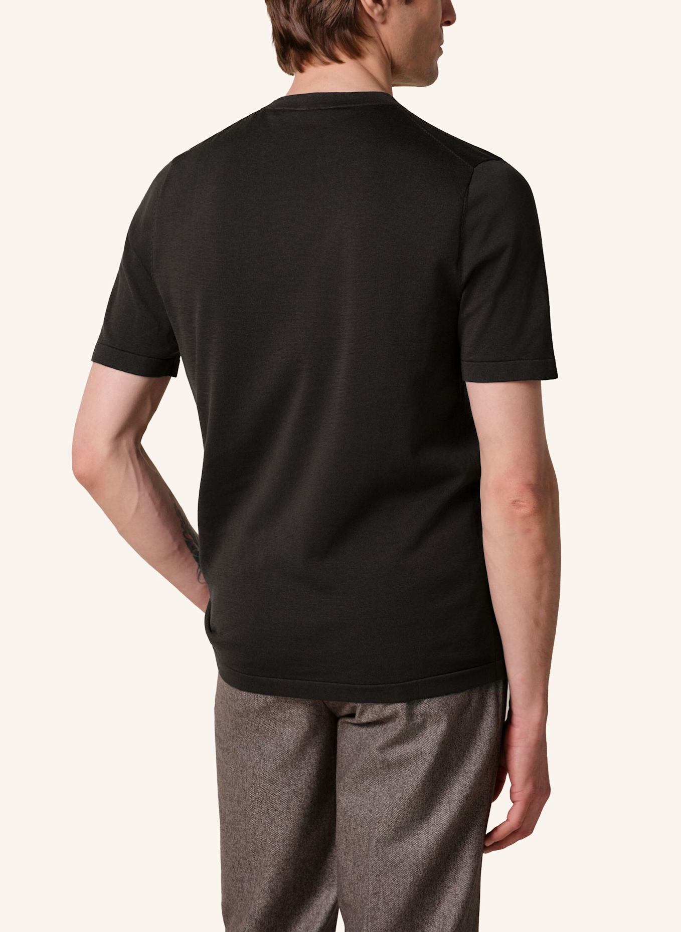 PROFUOMO T-Shirt: DUNKELBRAUN