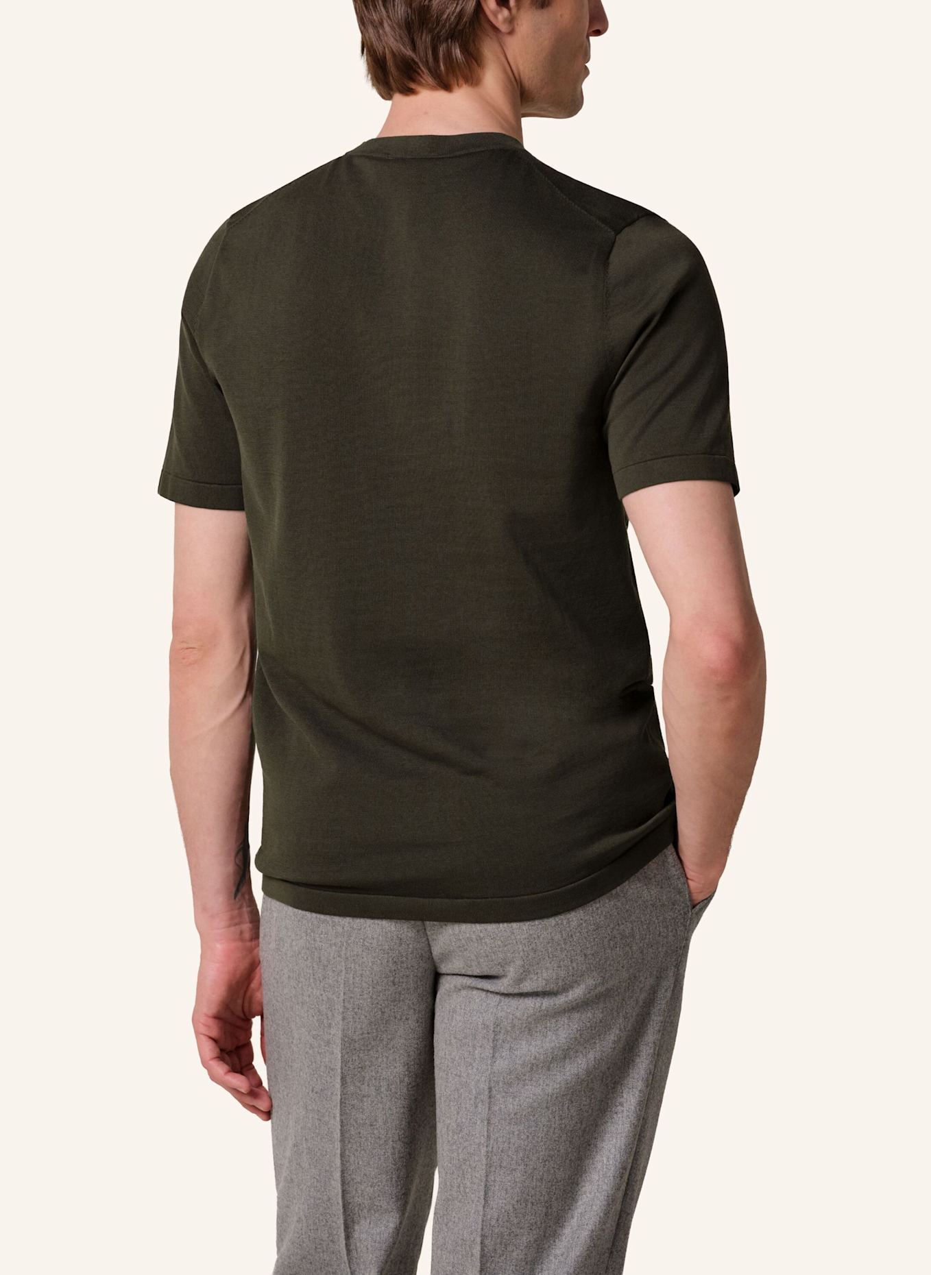 PROFUOMO T-Shirt: DUNKELGRÜN