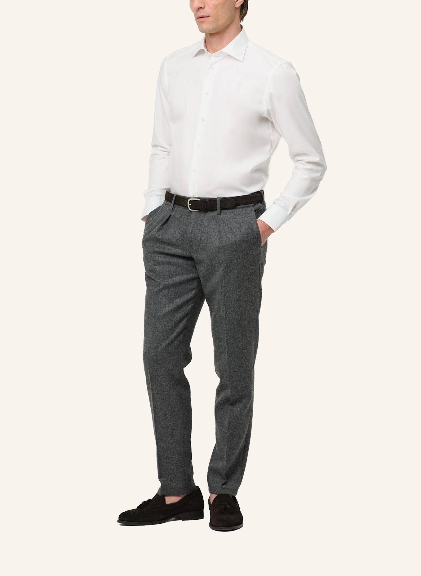 PROFUOMO Hemd Slim Fit: WEISS