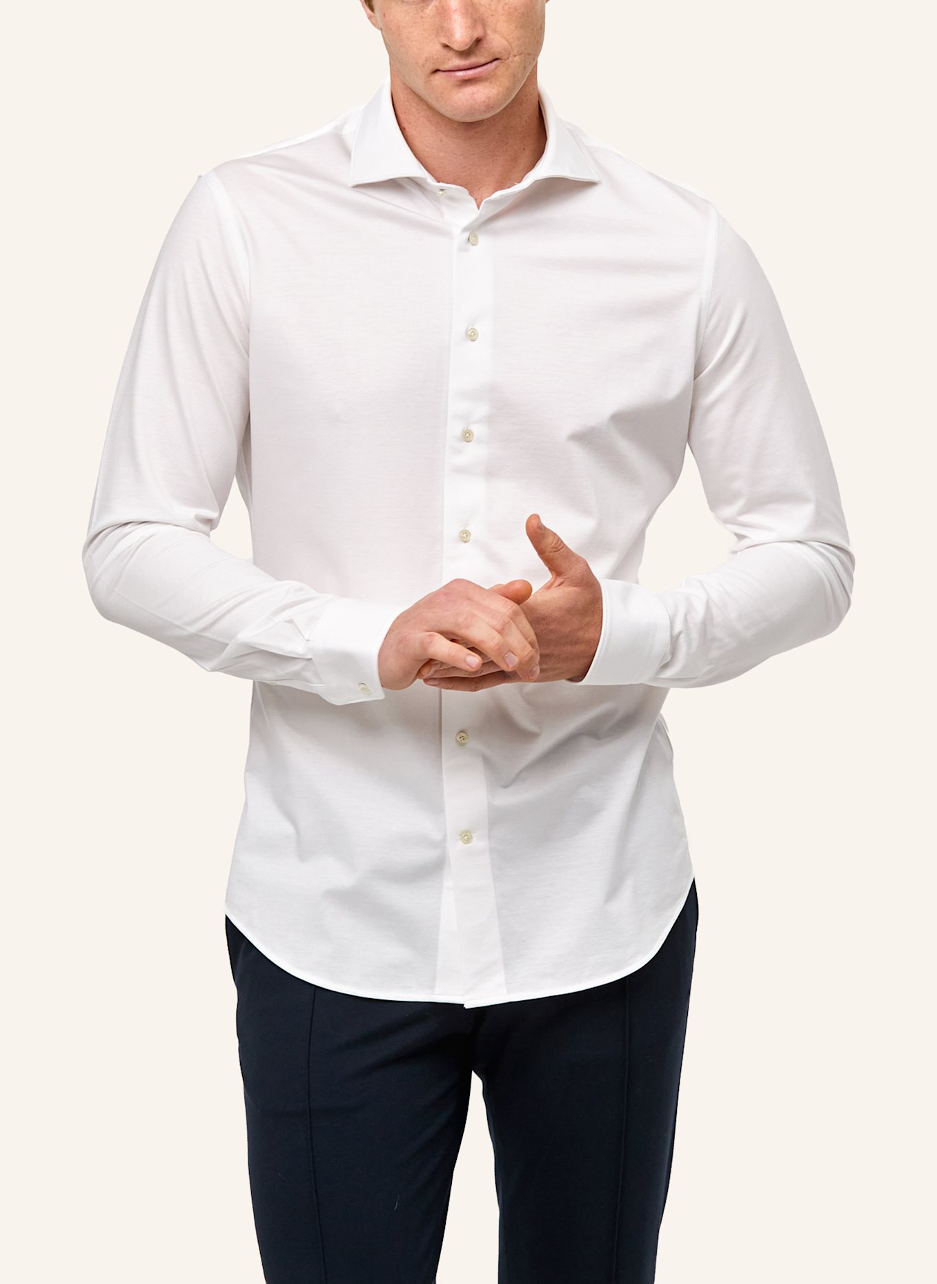 PROFUOMO Hemd Slim Fit: WEISS