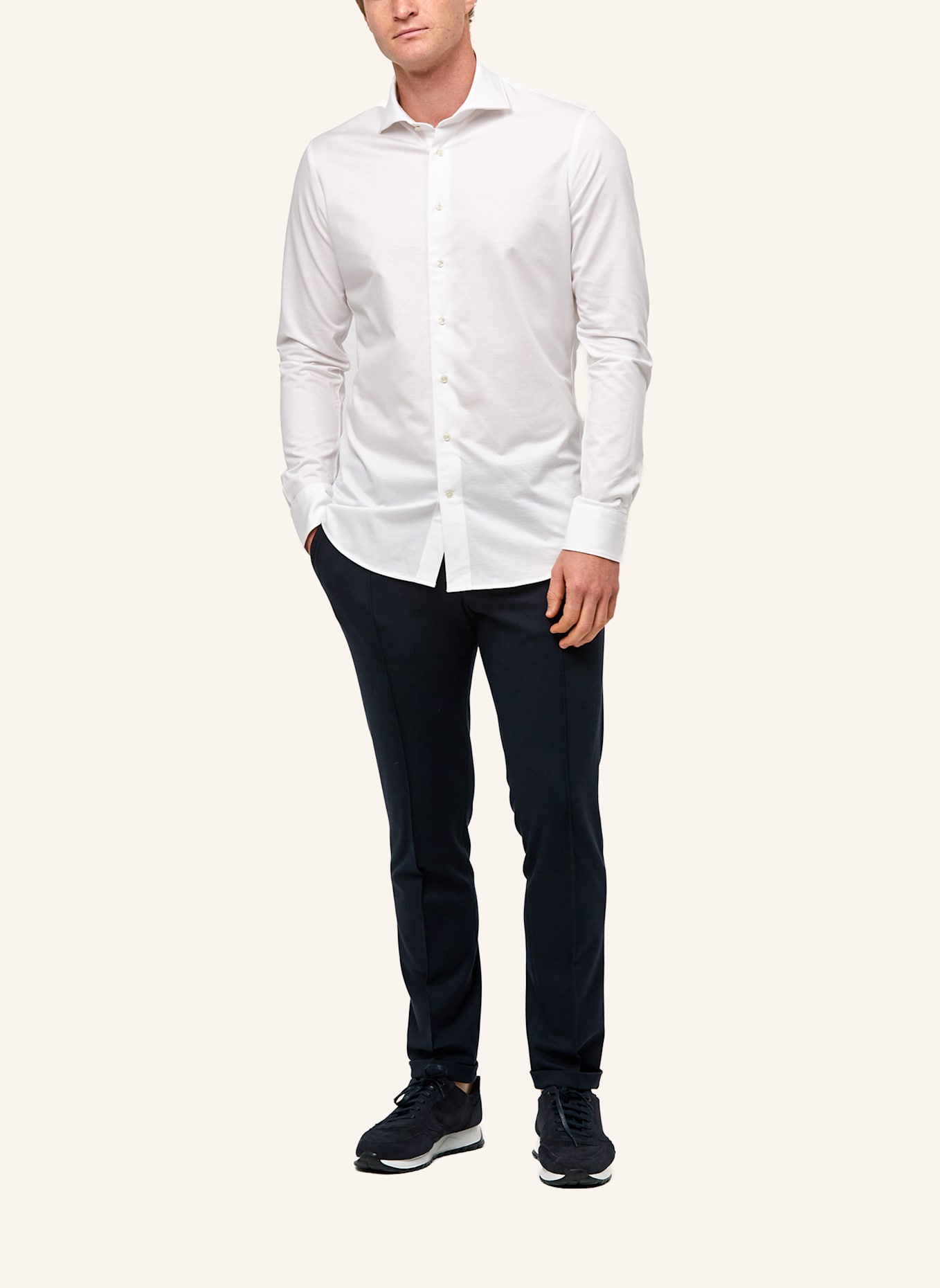 PROFUOMO Hemd Slim Fit: WEISS