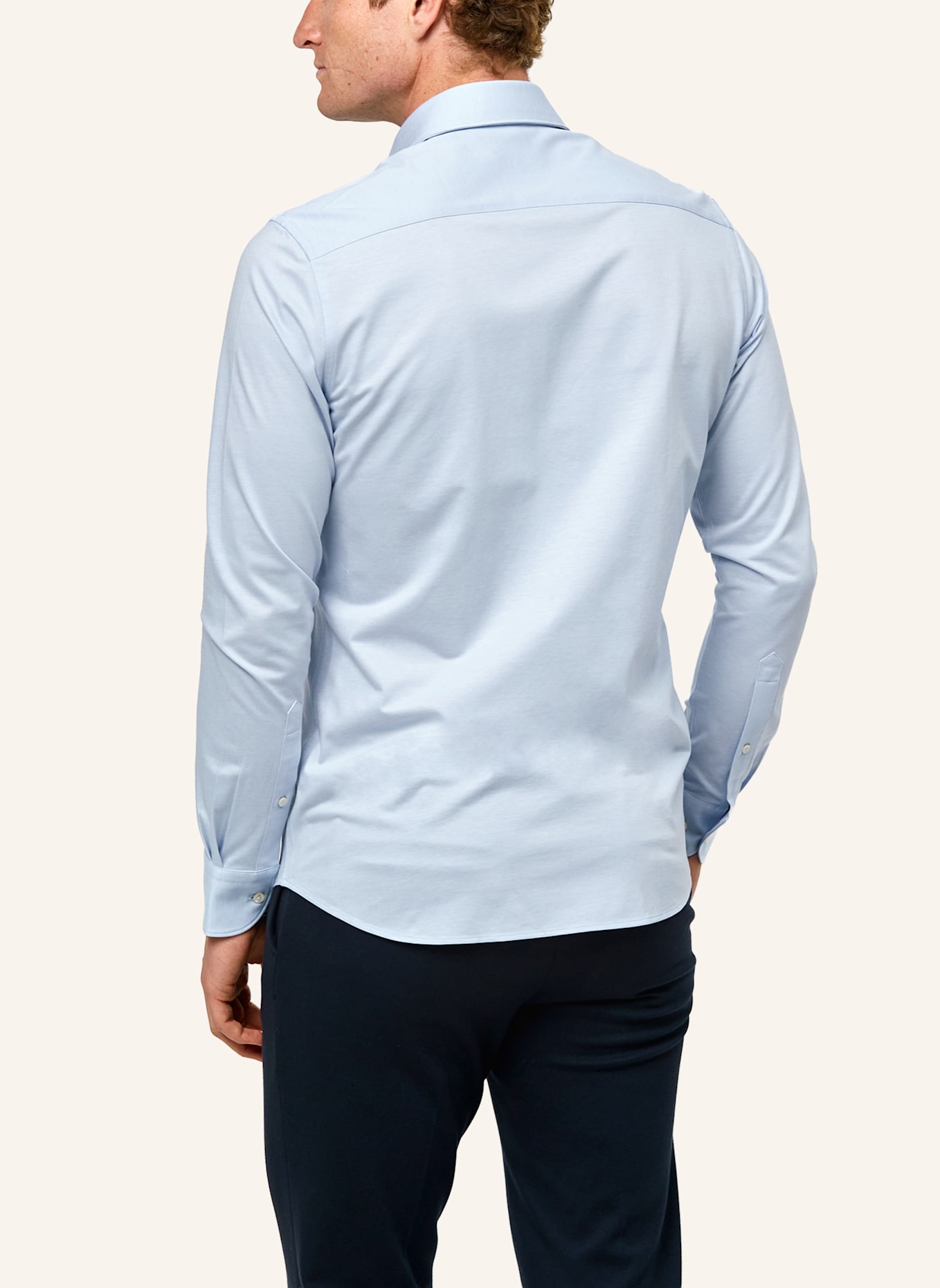 PROFUOMO Hemd Slim Fit: BLAU/ BLAUGRAU/ DUNKELBLAU