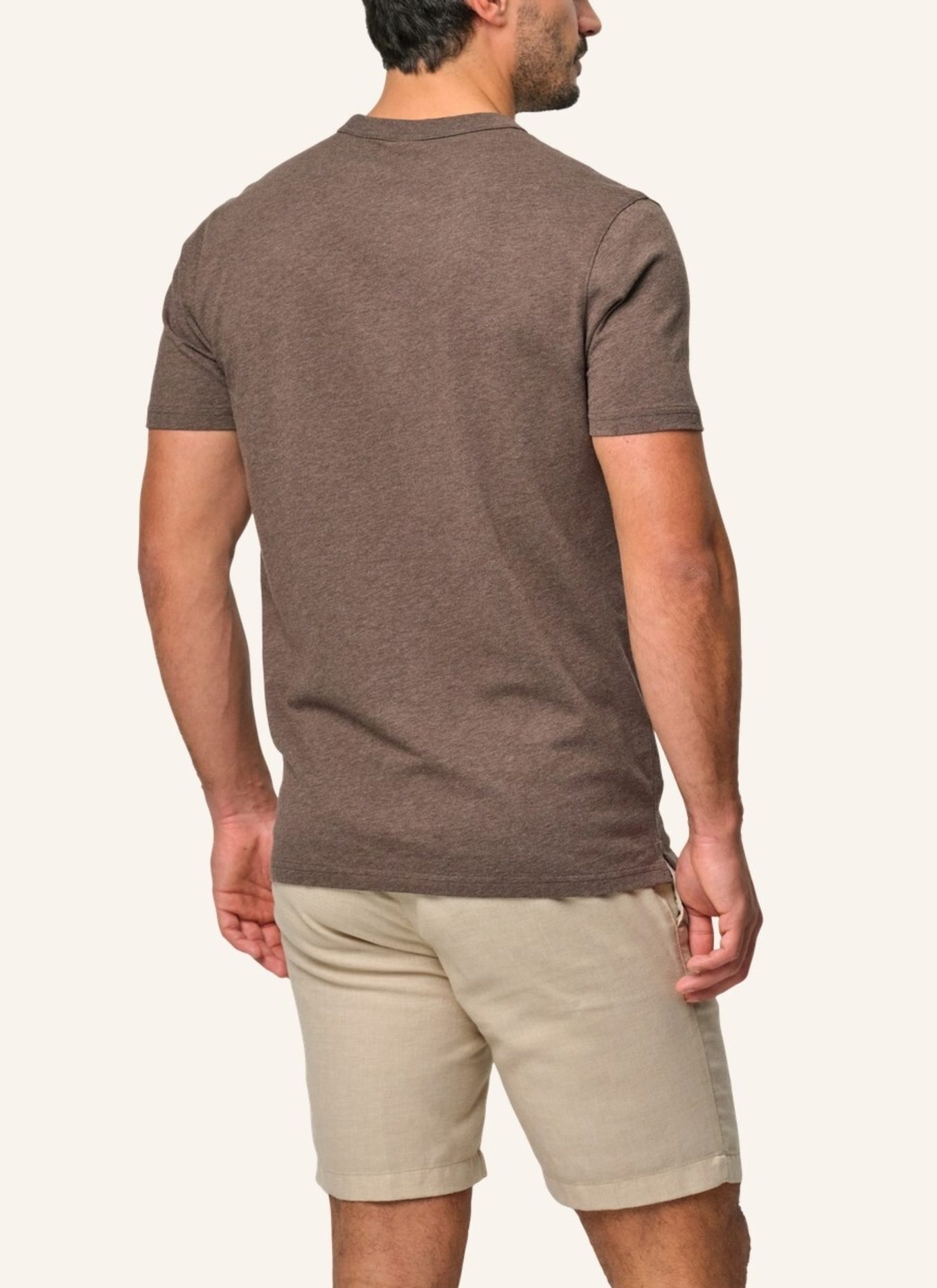 PROFUOMO T-Shirt: DUNKELBRAUN