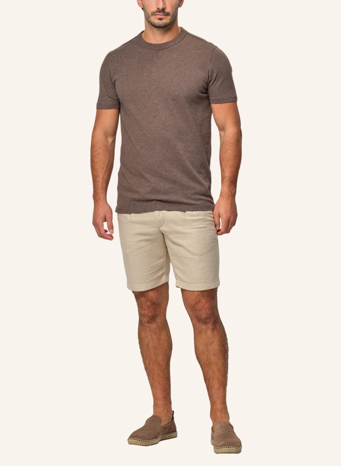 PROFUOMO T-Shirt: DUNKELBRAUN