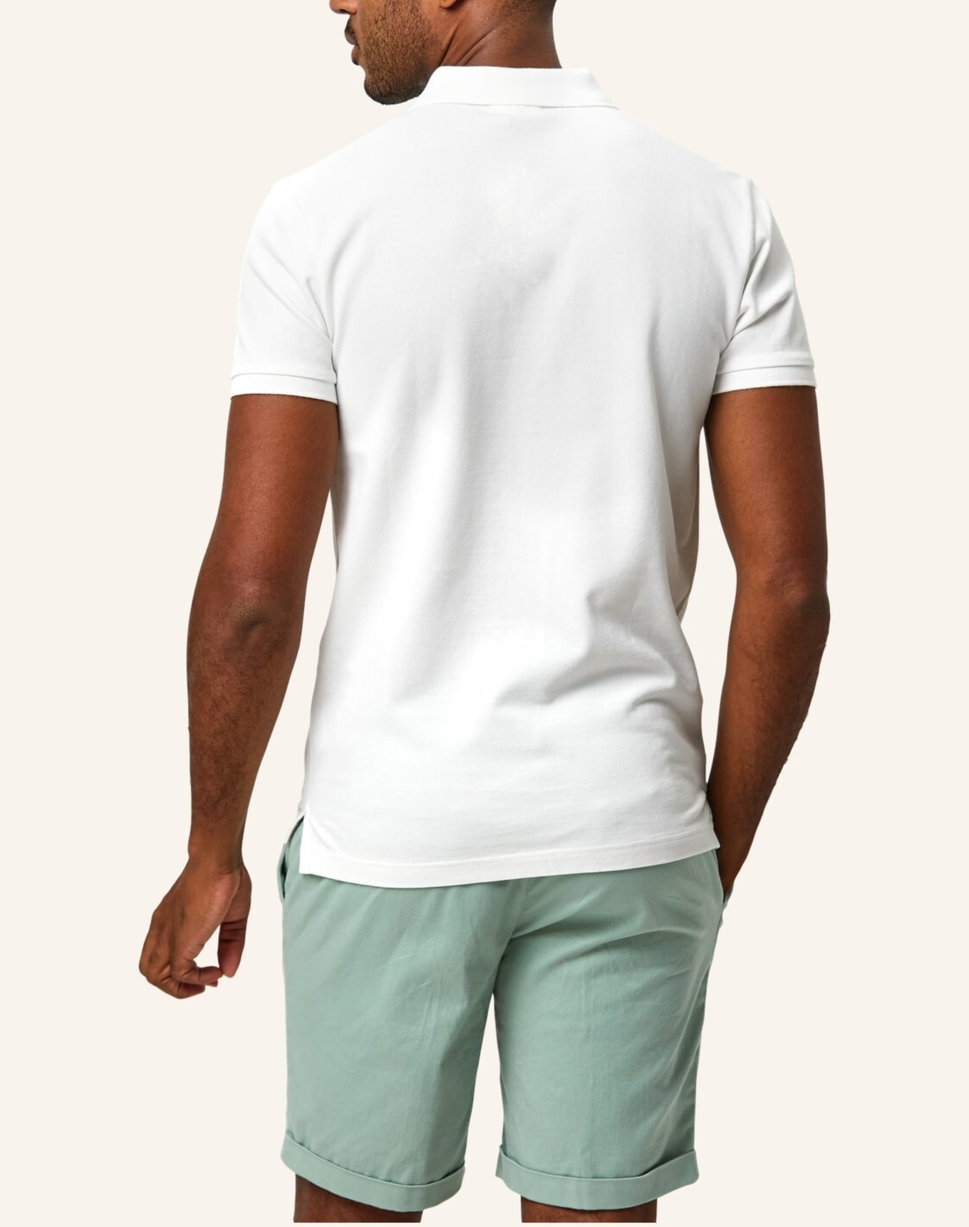 PROFUOMO Herren Poloshirt, Farbe: WEISS (Bild 2)