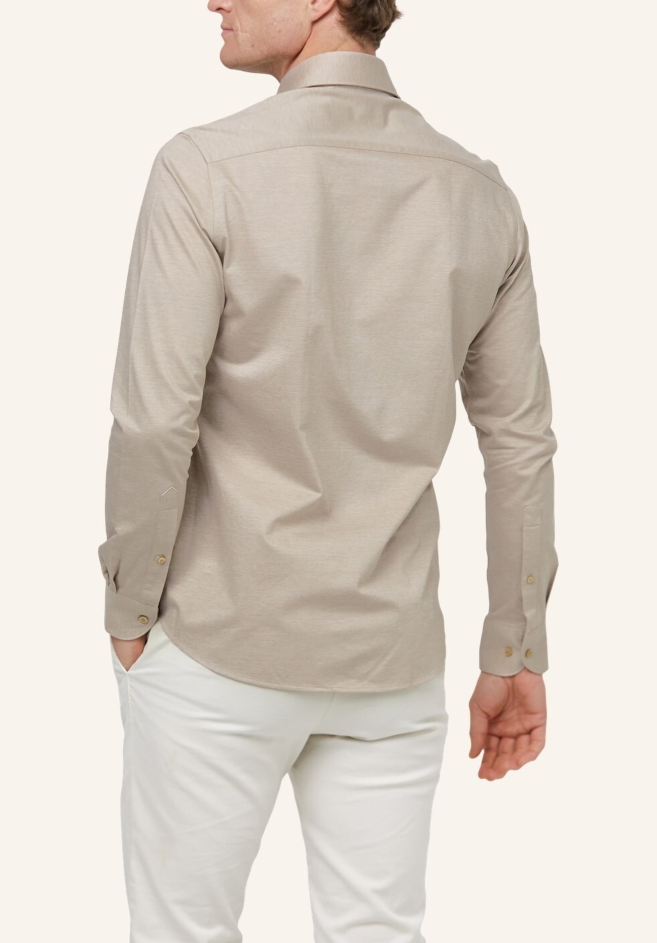 PROFUOMO Hemd Slim Fit, Farbe: BEIGE/ CREME/ NUDE/ WEISS/ TAUPE (Bild 2)