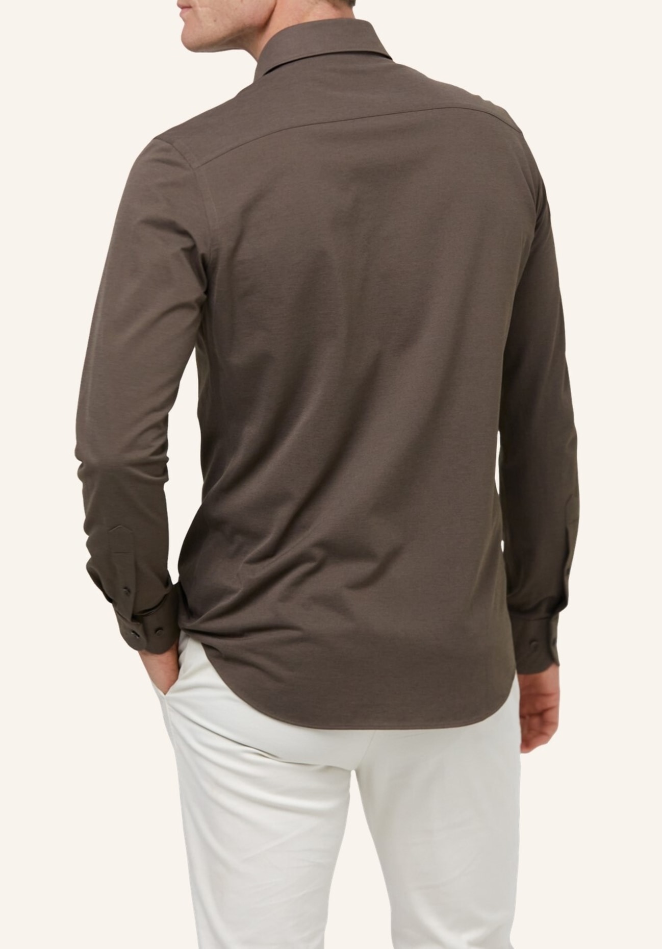 PROFUOMO Hemd Slim Fit, Farbe: CREME/ BRAUN (Bild 2)