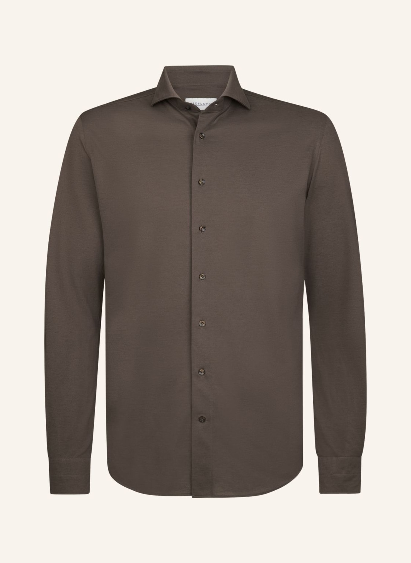 PROFUOMO Hemd Slim Fit, Farbe: CREME/ BRAUN (Bild 1)