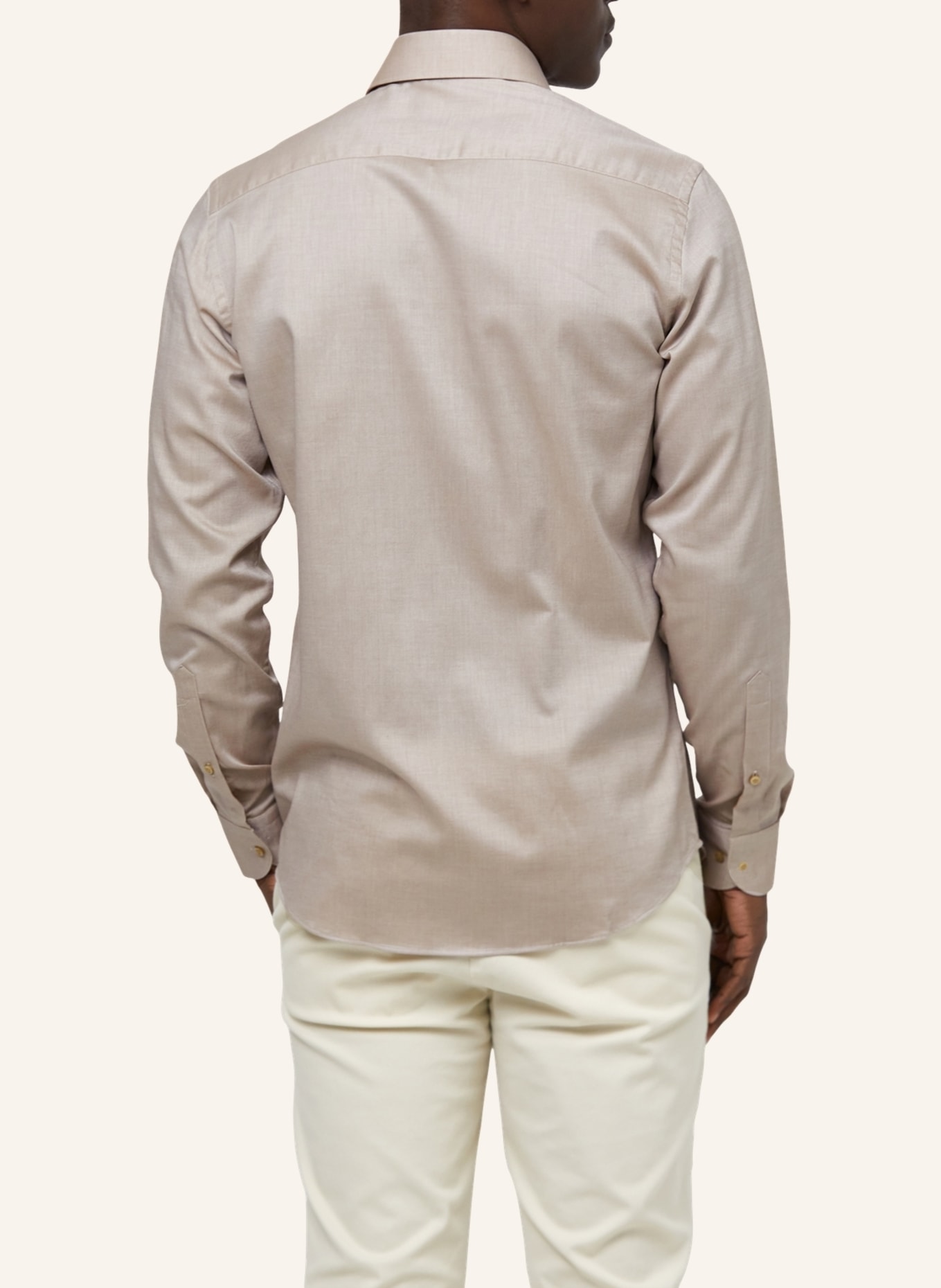 PROFUOMO Hemd Slim Fit, Farbe: BEIGE/ CREME/ NUDE/ WEISS/ TAUPE (Bild 2)