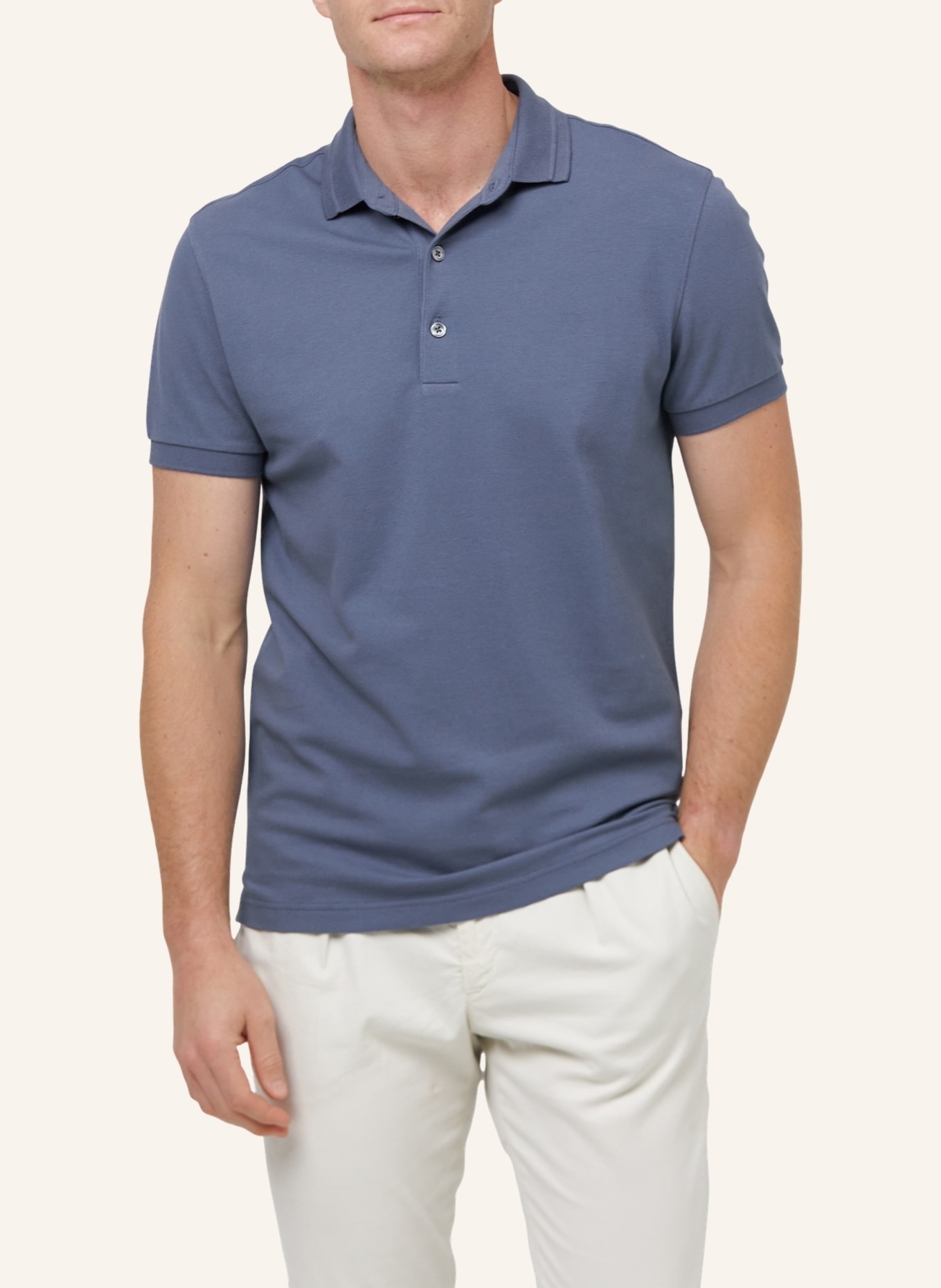 PROFUOMO Poloshirt, Farbe: BLAU (Bild 3)