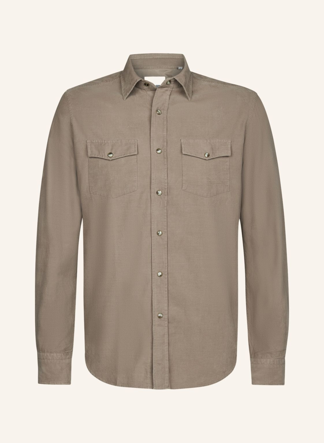 PROFUOMO Hemd Slim Fit, Farbe: TAUPE (Bild 1)