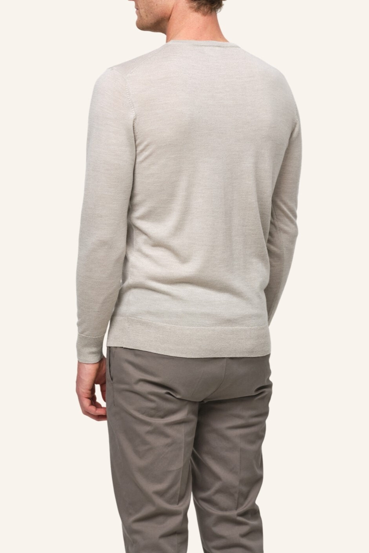 PROFUOMO Herren Pullover, Farbe: BEIGE (Bild 2)