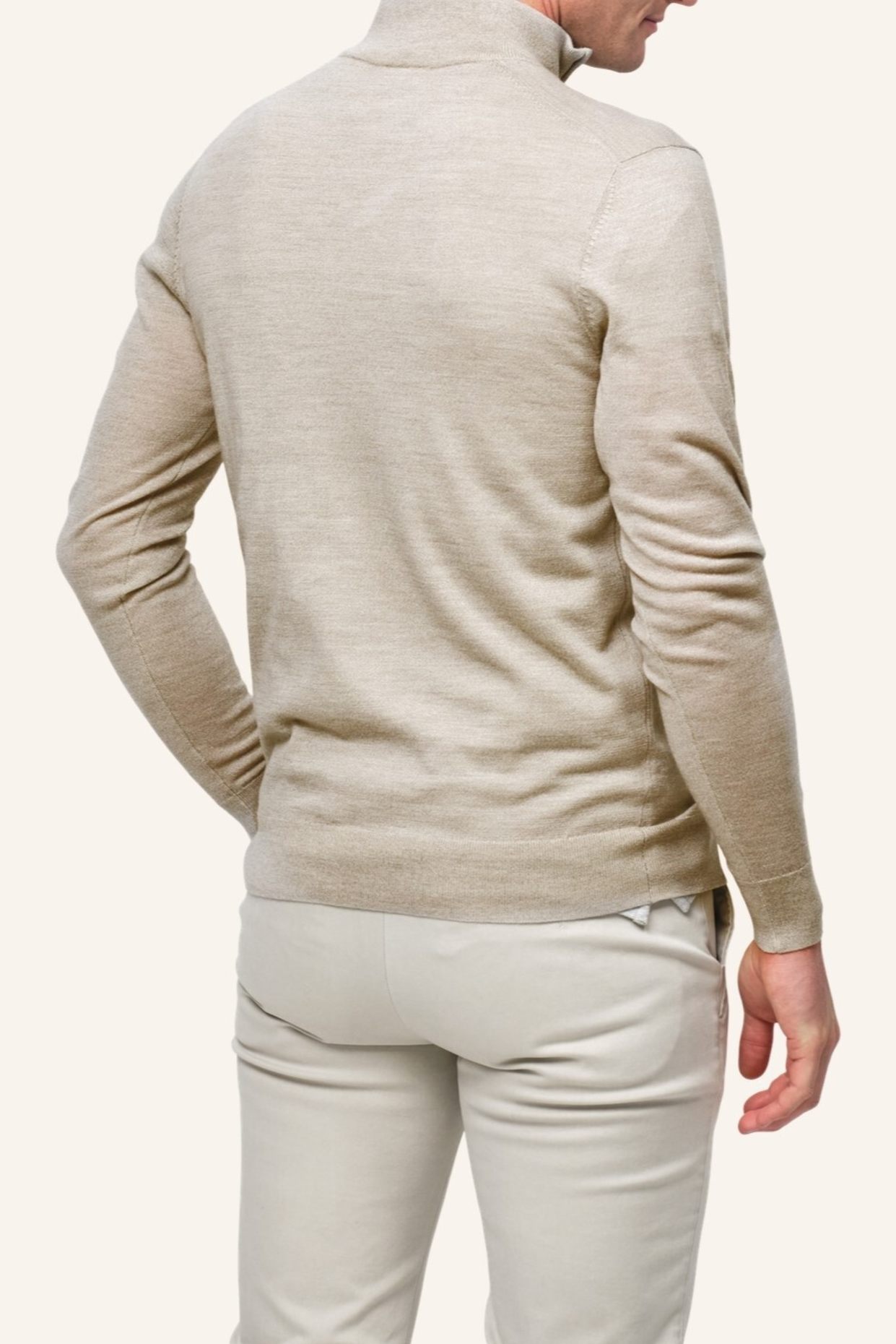 PROFUOMO Herren Troyer, Farbe: BEIGE (Bild 2)