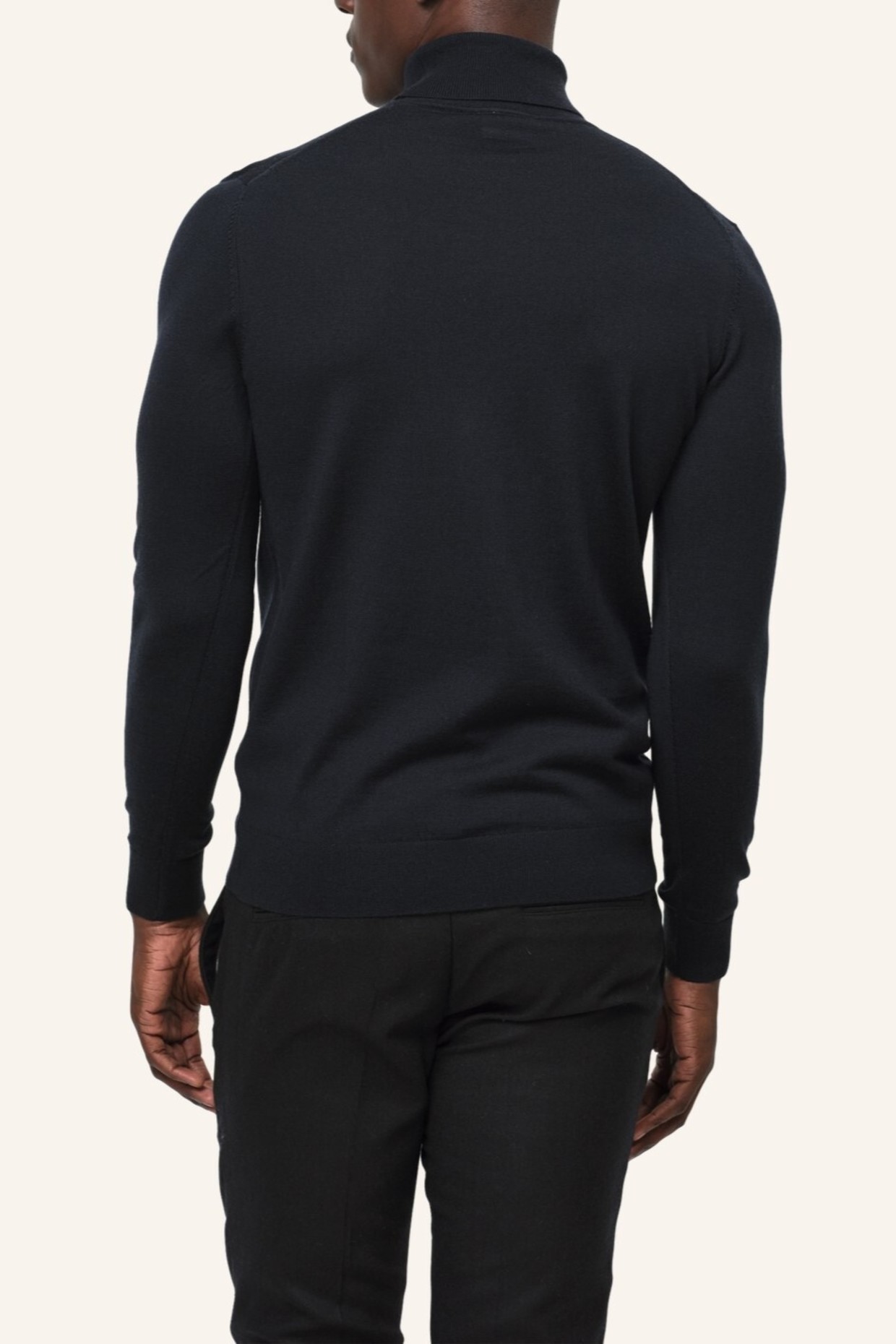 PROFUOMO Herren Rollkragenpullover, Farbe: BLAU (Bild 2)