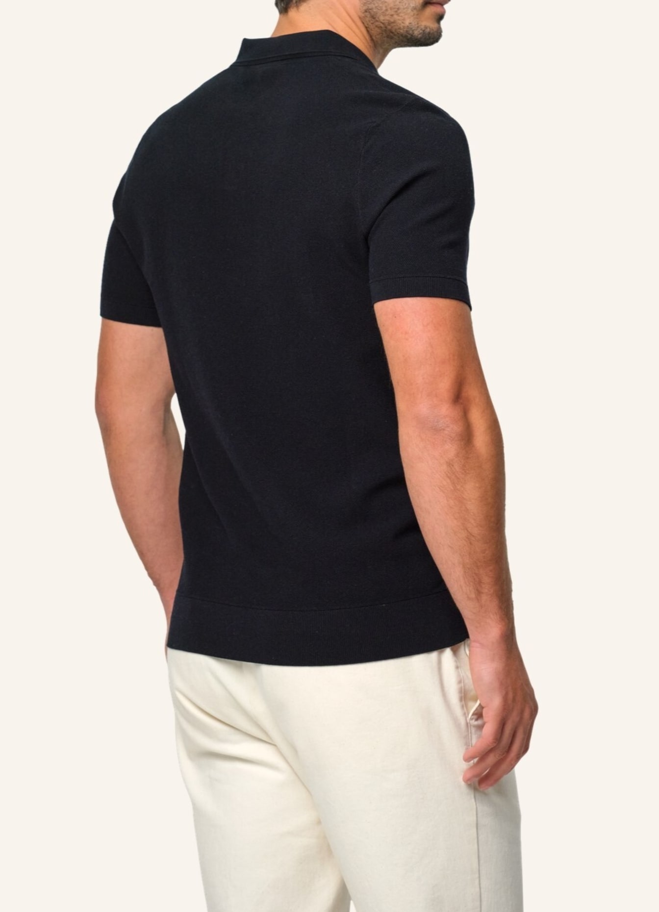 PROFUOMO Poloshirt: BLAU