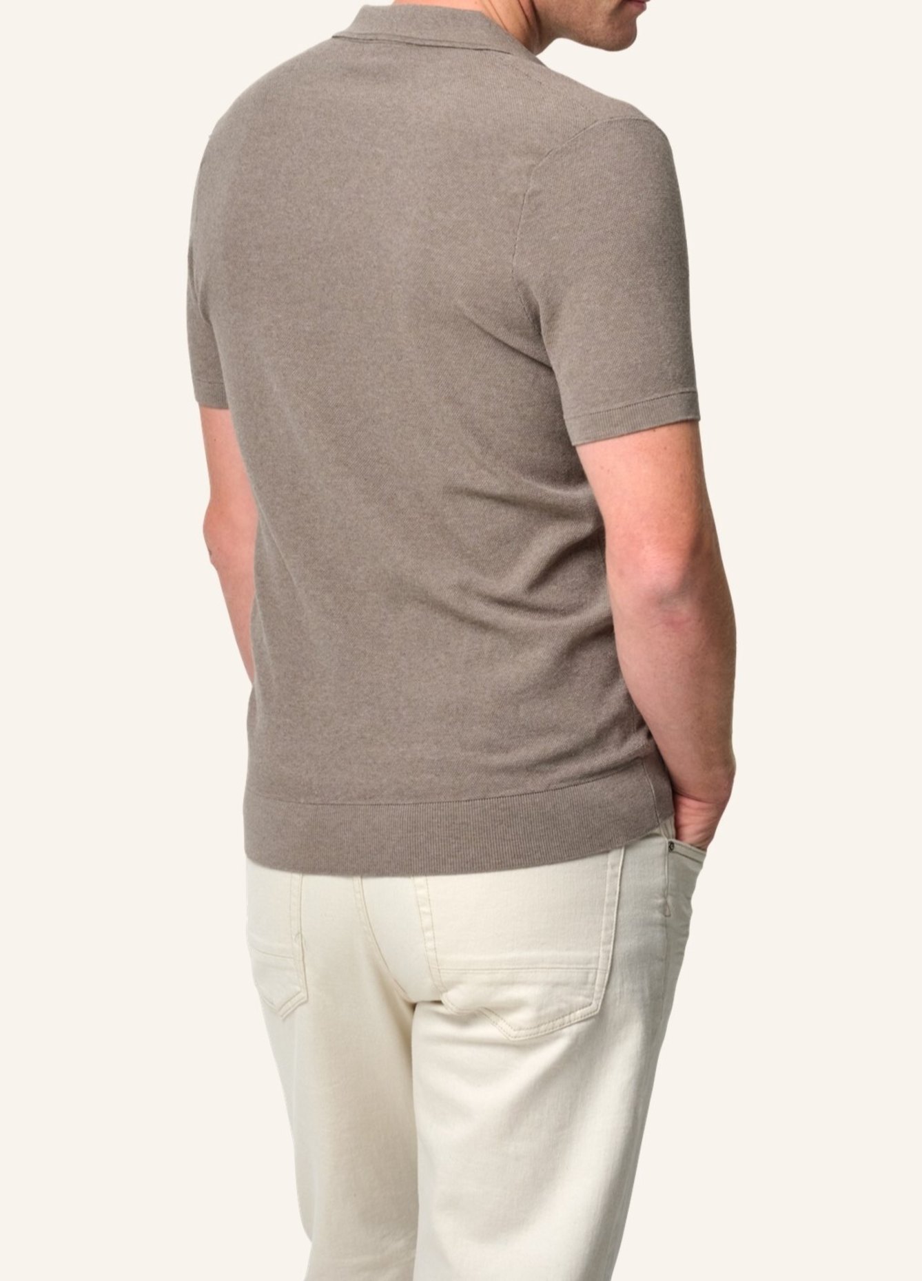 PROFUOMO Poloshirt: BRAUN