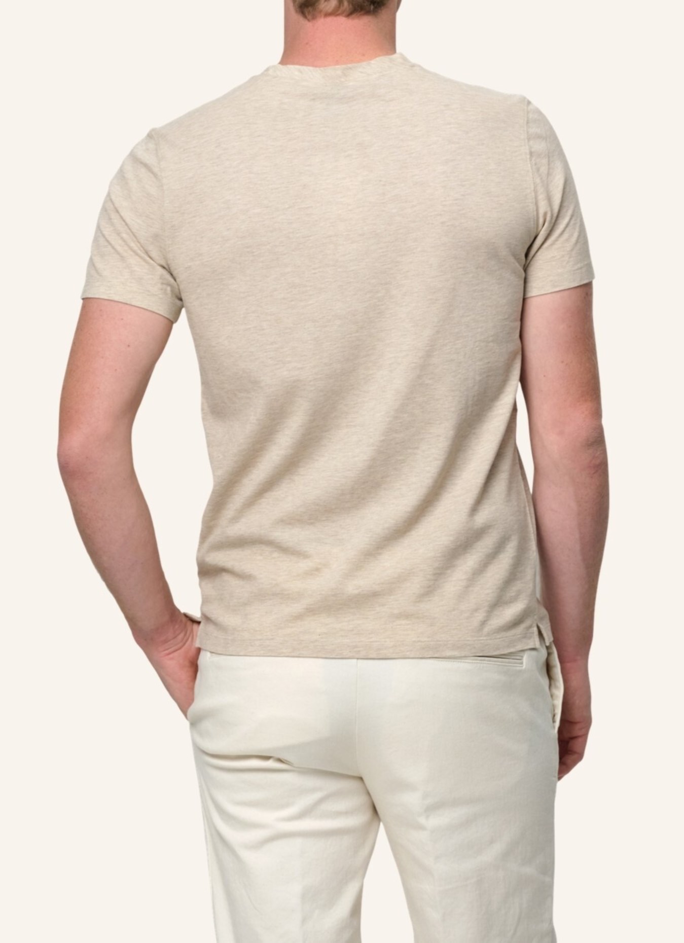 PROFUOMO T-Shirt: BEIGE