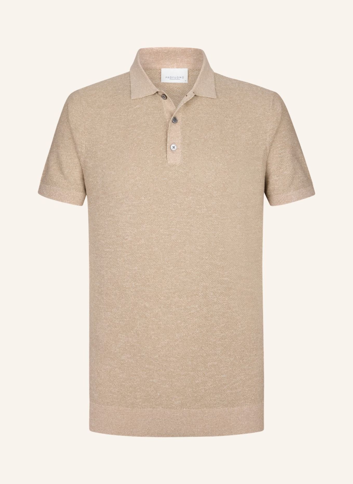 PROFUOMO Polo kurzarm: BEIGE