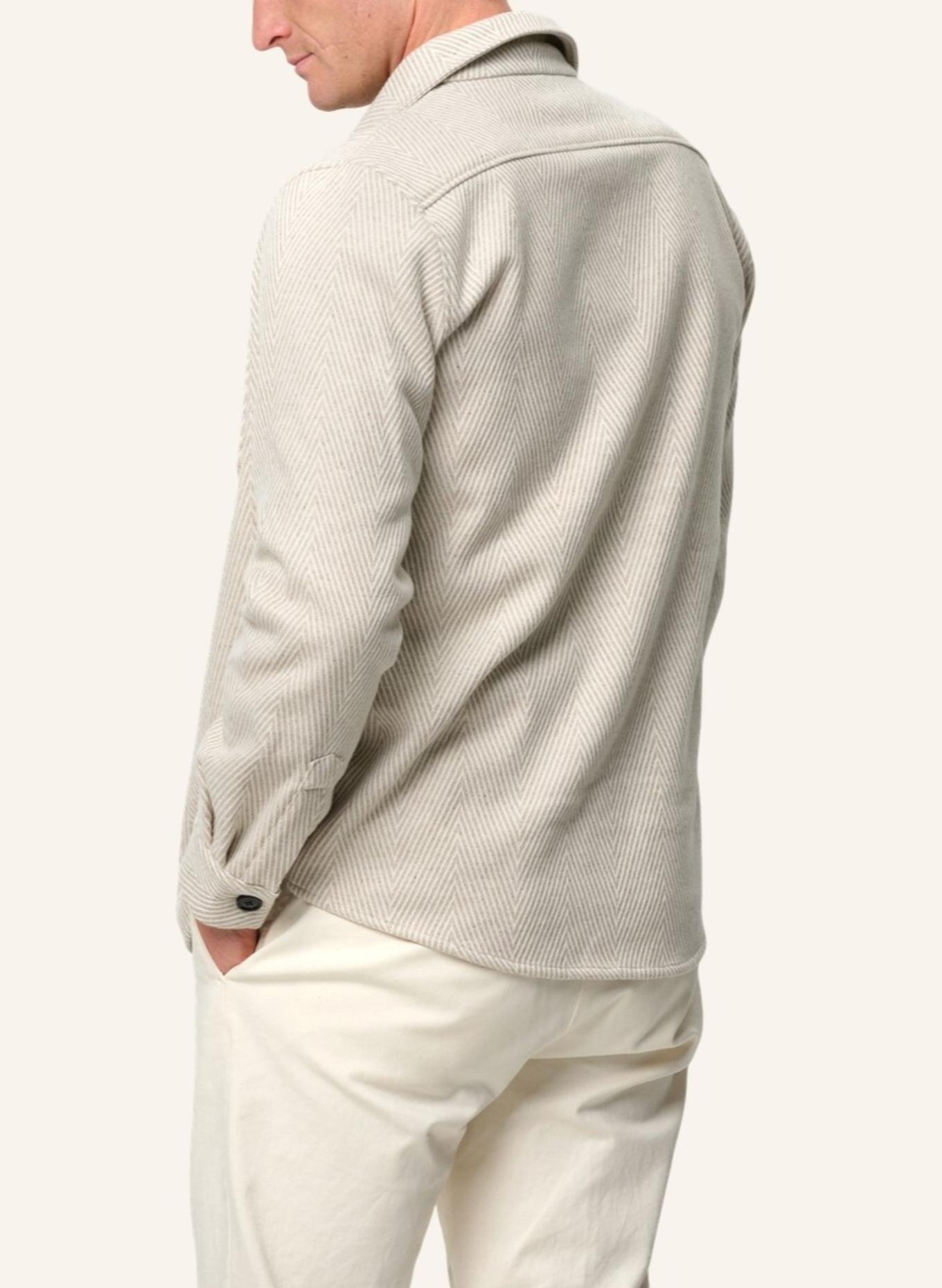 PROFUOMO Herren Overshirt: BEIGE/ CREME