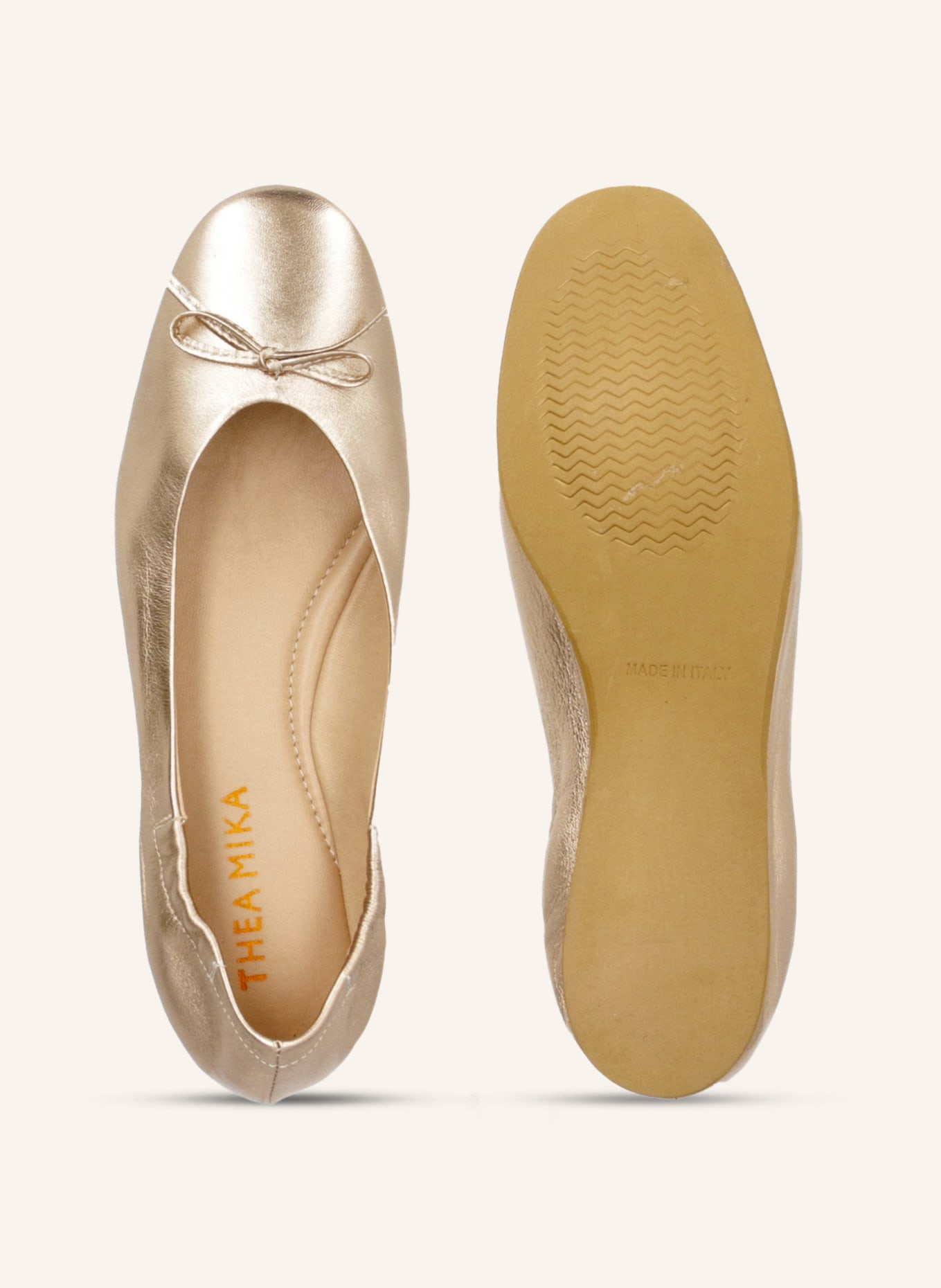 THEA MIKA Ballerinas, Farbe: GOLD (Bild 5)