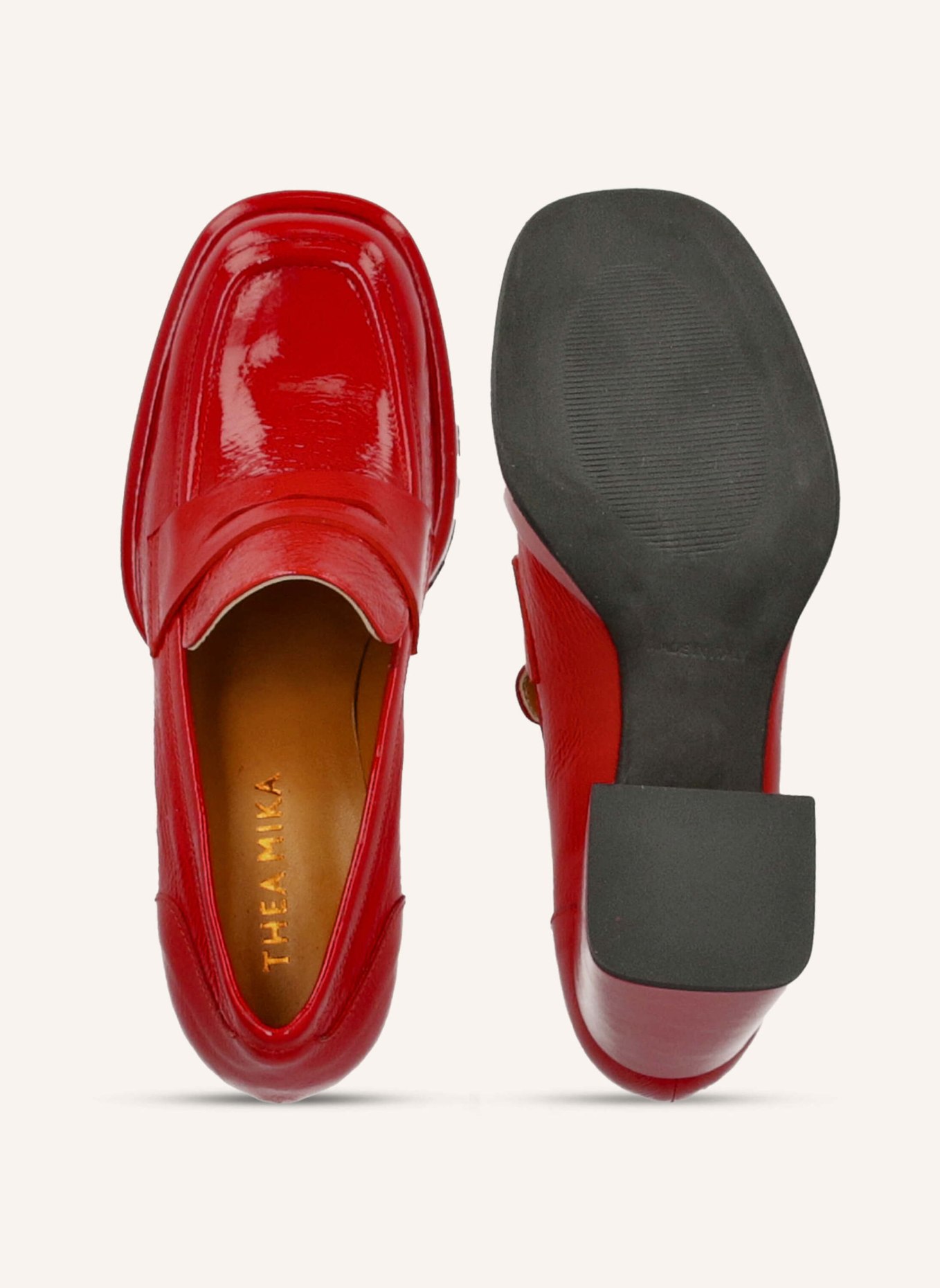 THEA MIKA Penny-Loafer, Farbe: ROT (Bild 5)