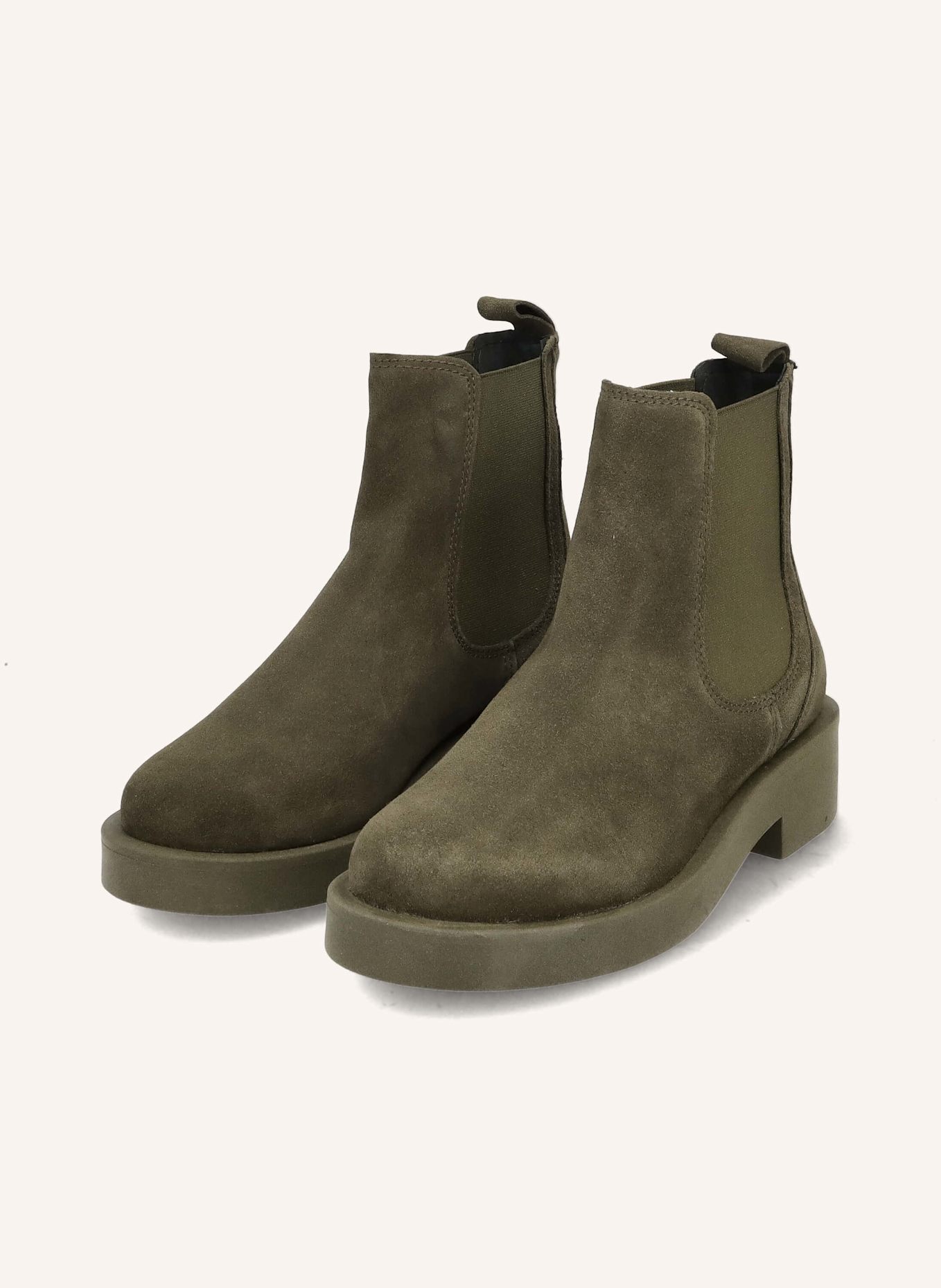 Apple of Eden Chelsea Boots, Farbe: KHAKI (Bild 1)