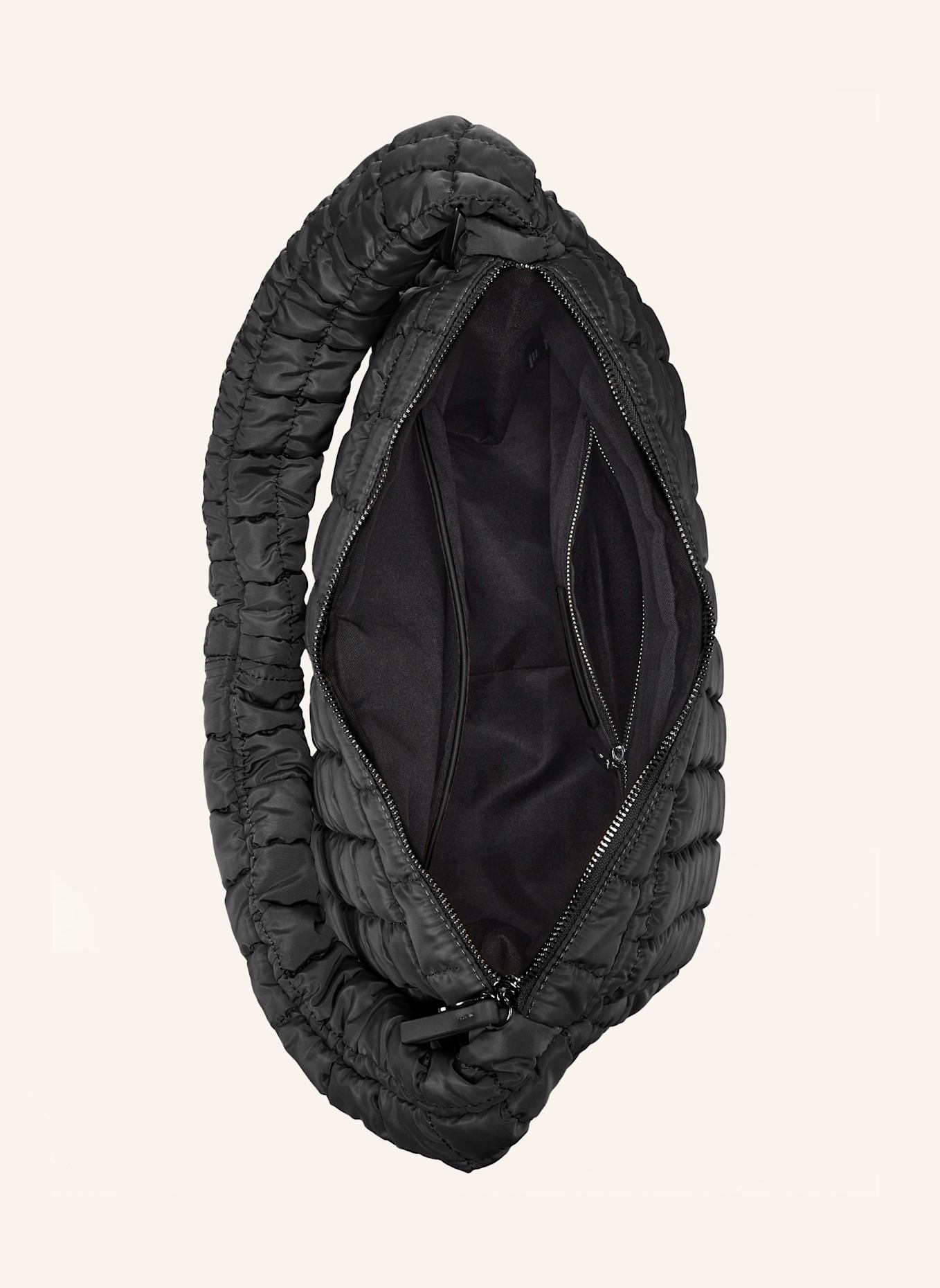 Apple of Eden Hobo Bag: SCHWARZ