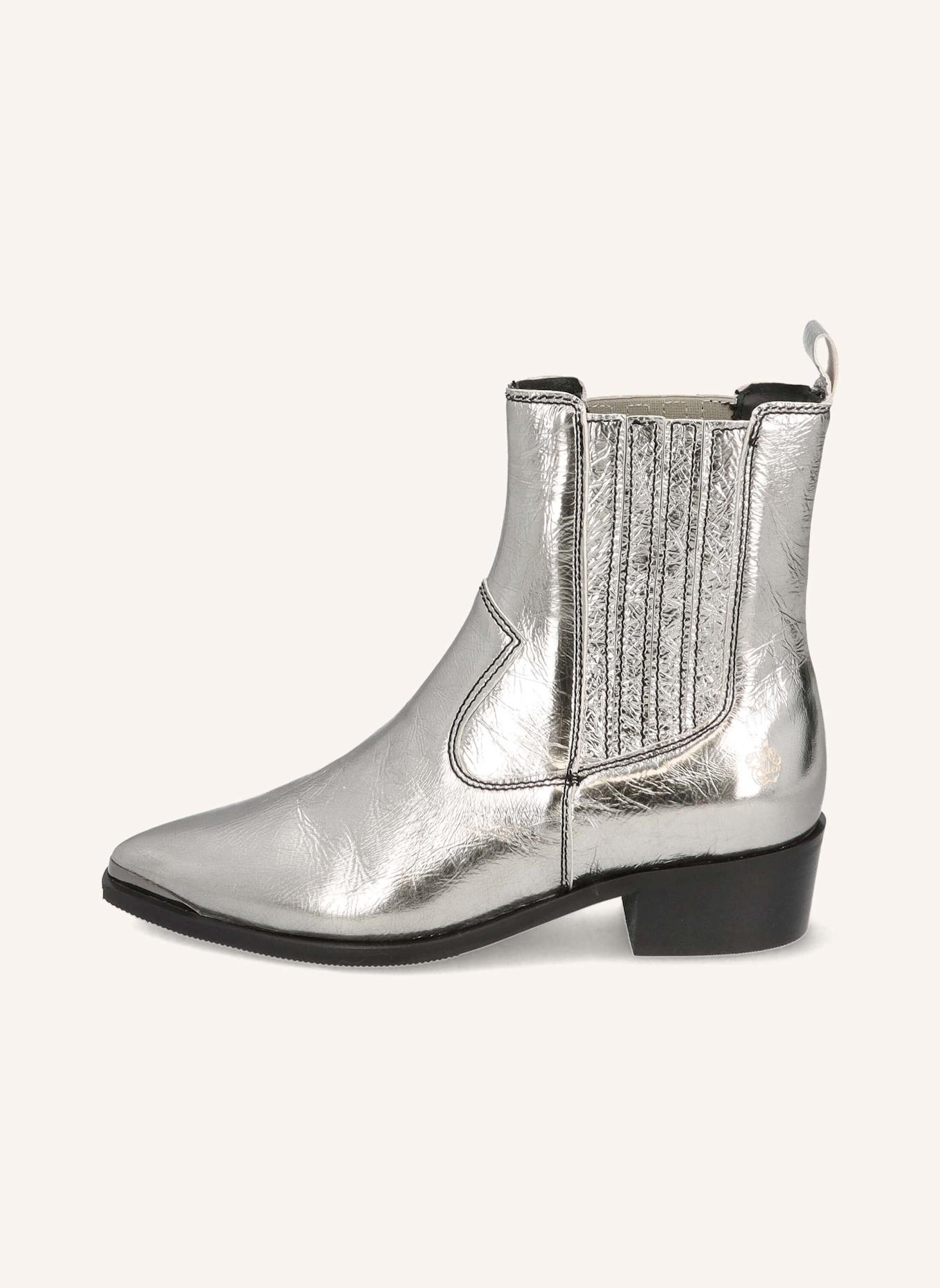 Apple of Eden Chelsea Boots, Farbe: SILBER (Bild 4)