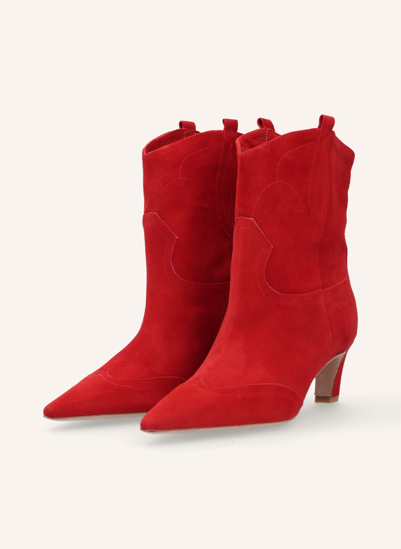 THEA MIKA Cowboy Boots: ROT