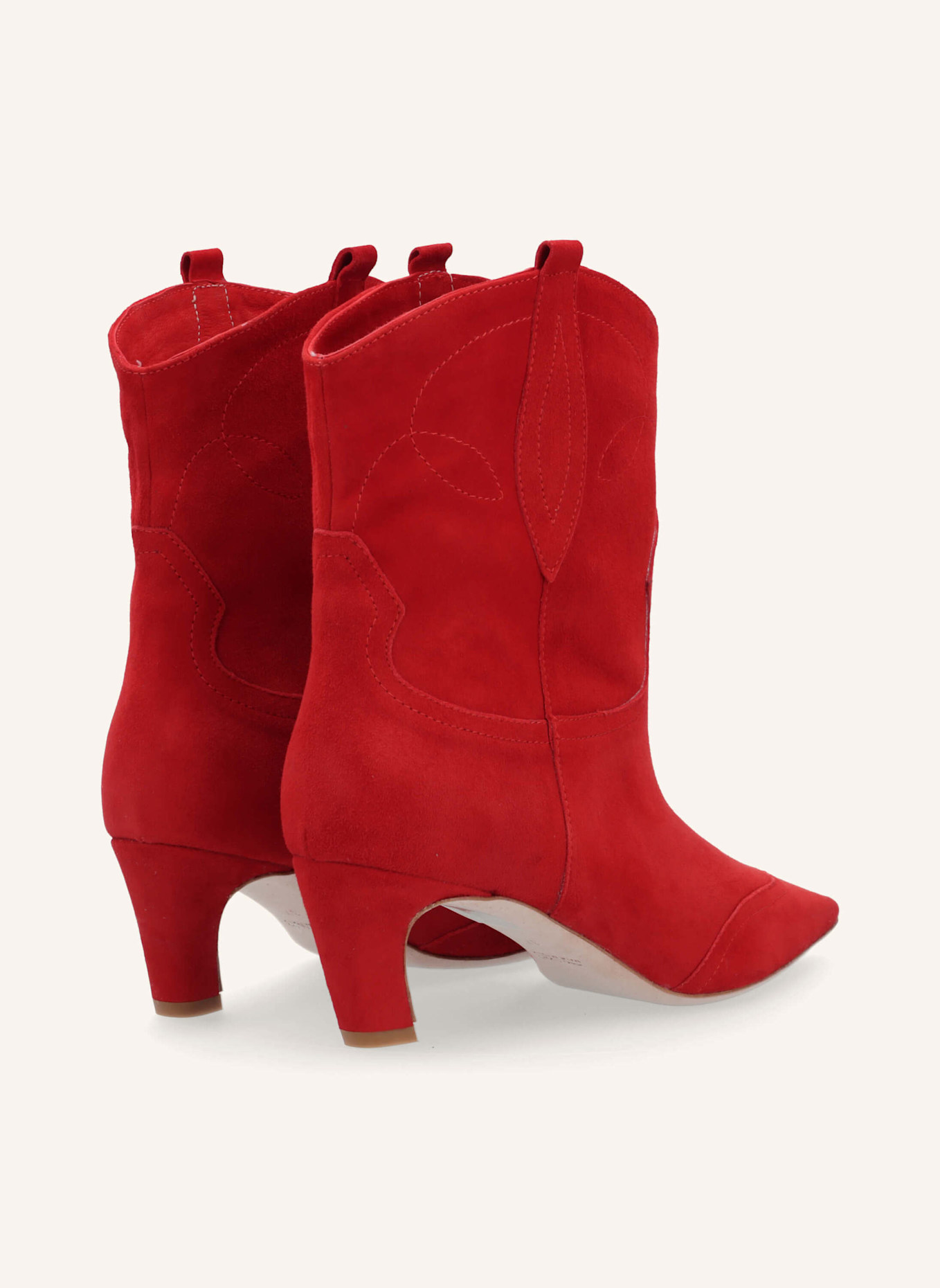 THEA MIKA Cowboy Boots: ROT