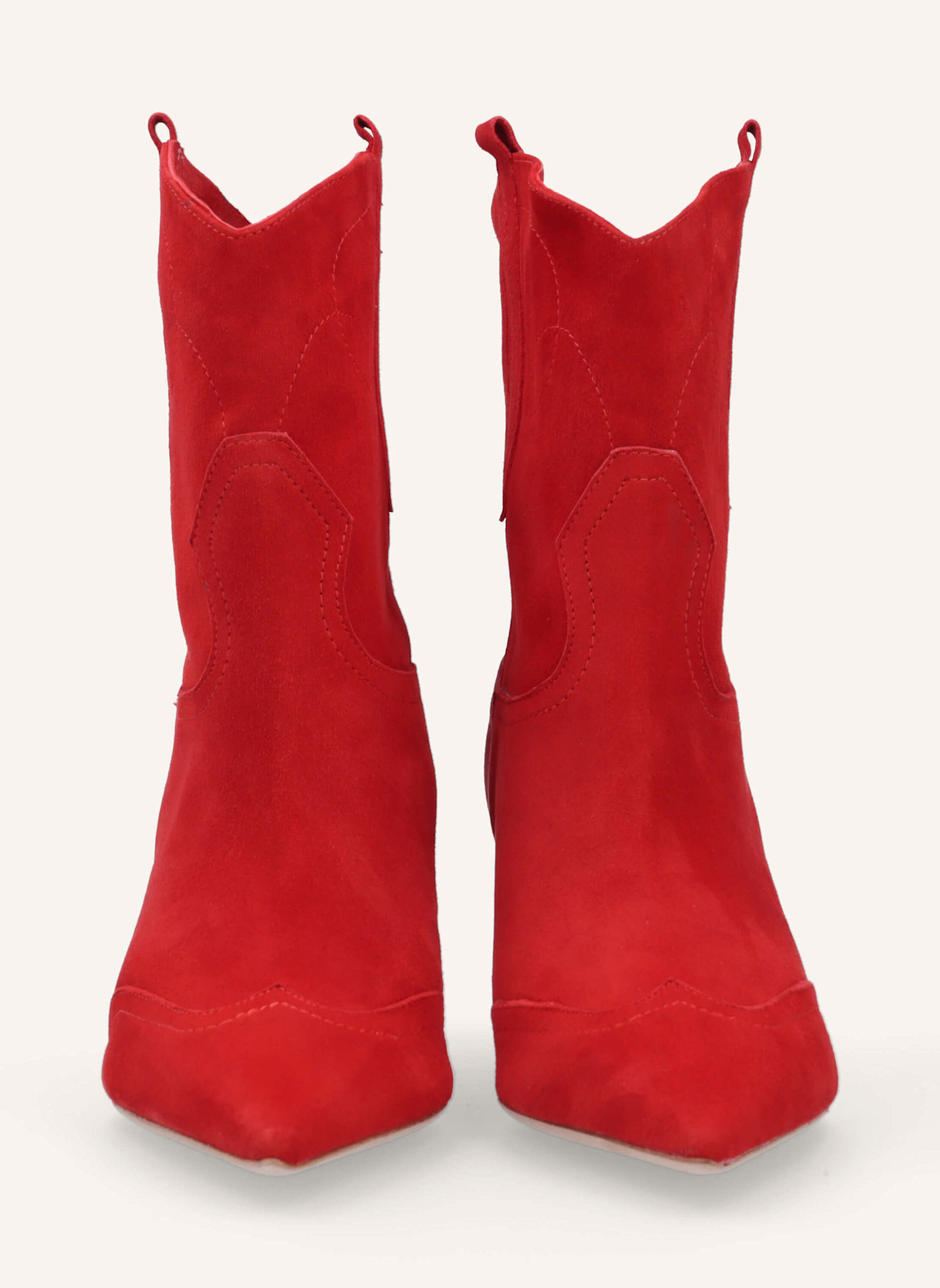 THEA MIKA Cowboy Boots: ROT