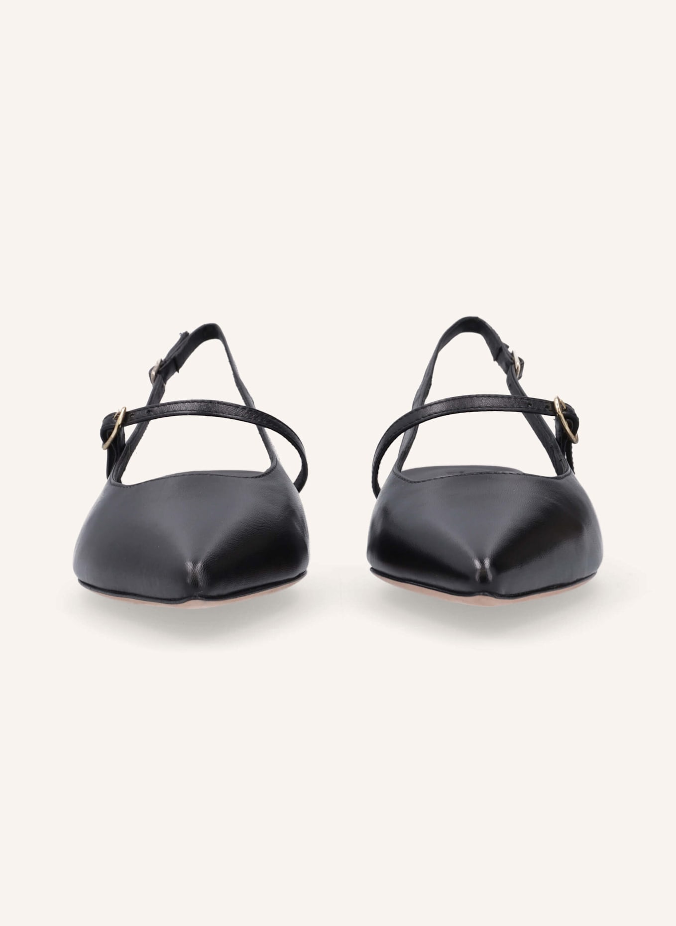THEA MIKA Sling-Ballerinas: SCHWARZ