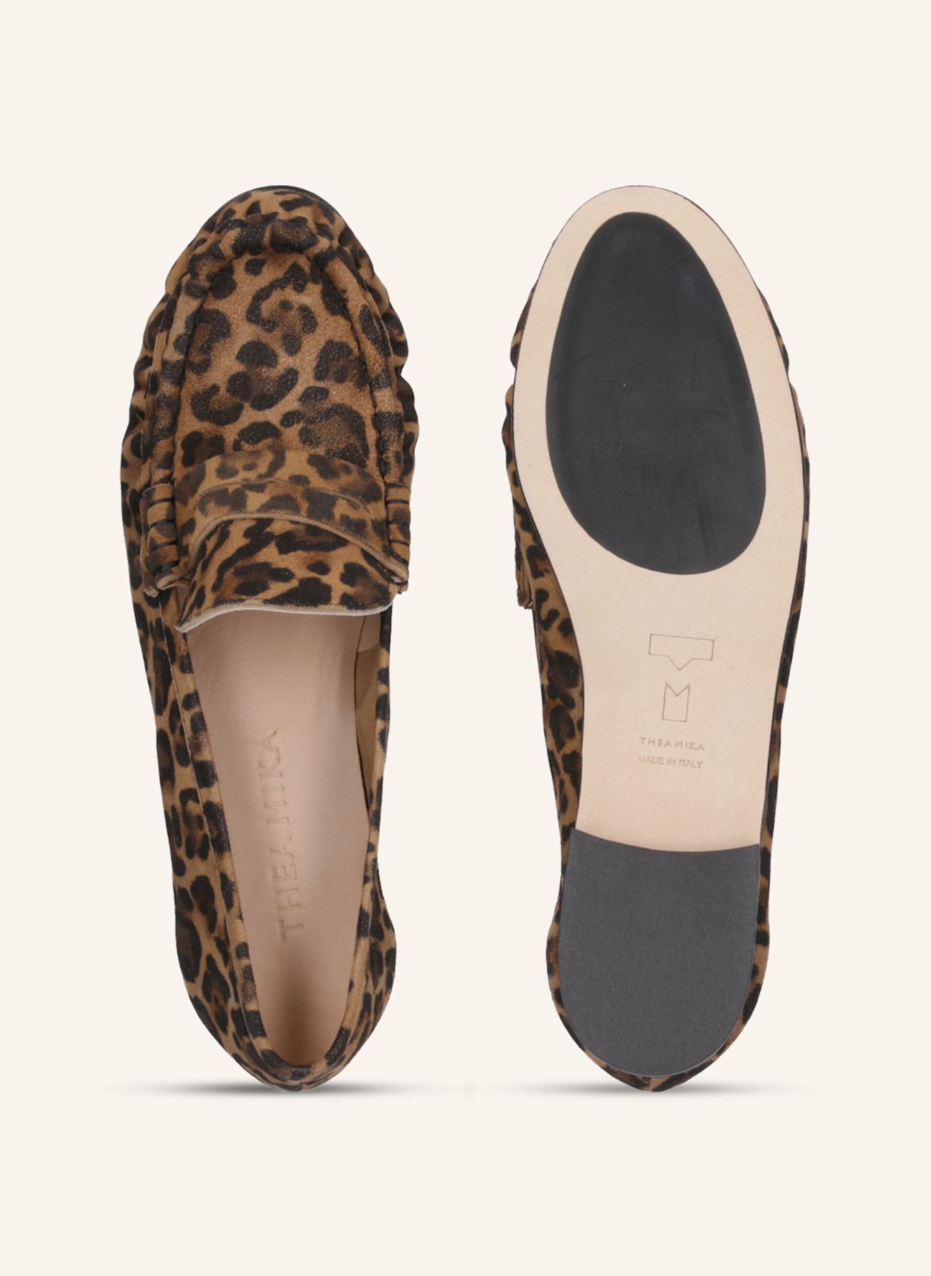THEA MIKA Mokassins: BEIGE/ DUNKELBRAUN/ HELLBRAUN