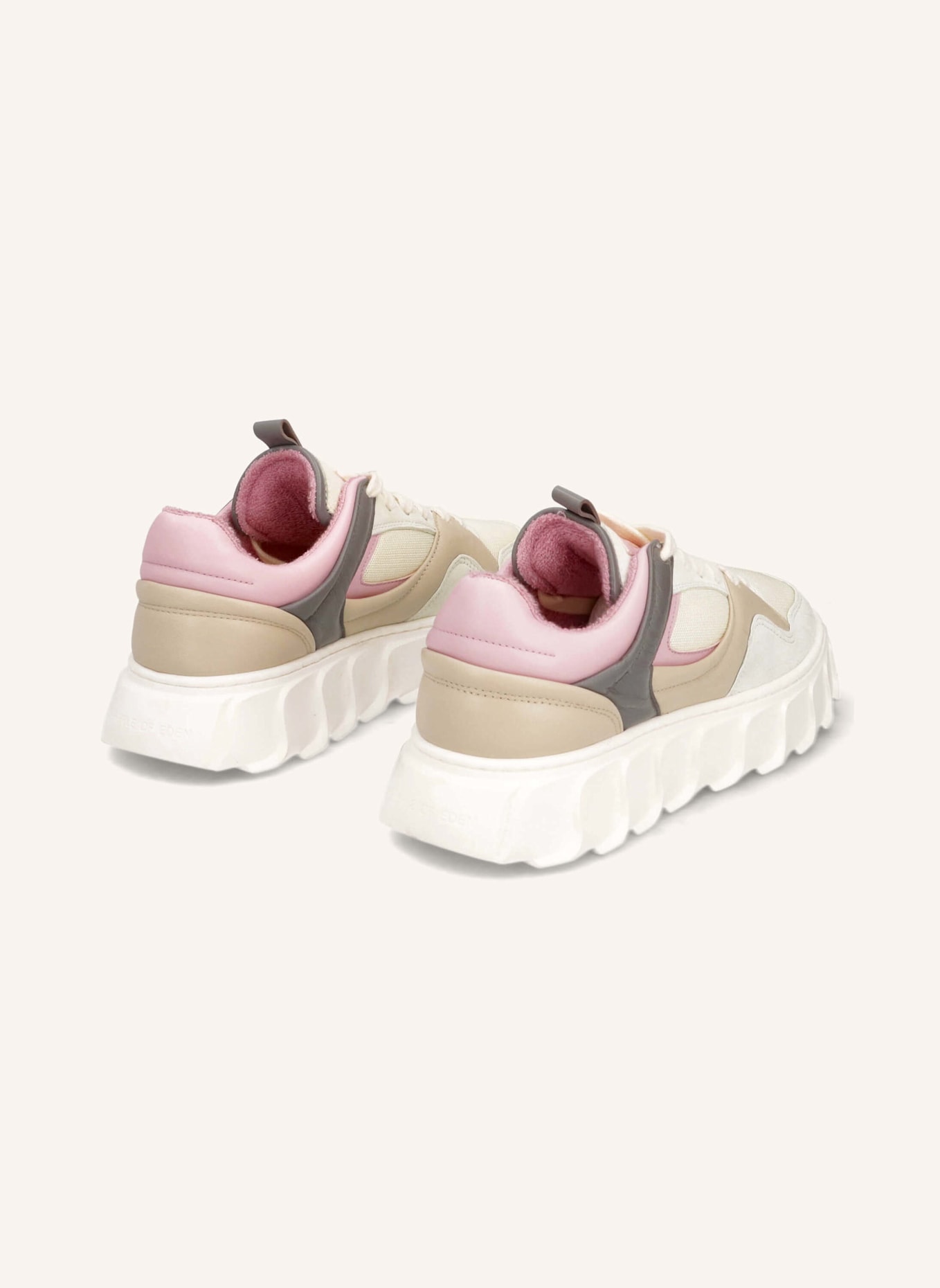 Apple of Eden Sneaker: HELLROSA/ GRAU/ BEIGE