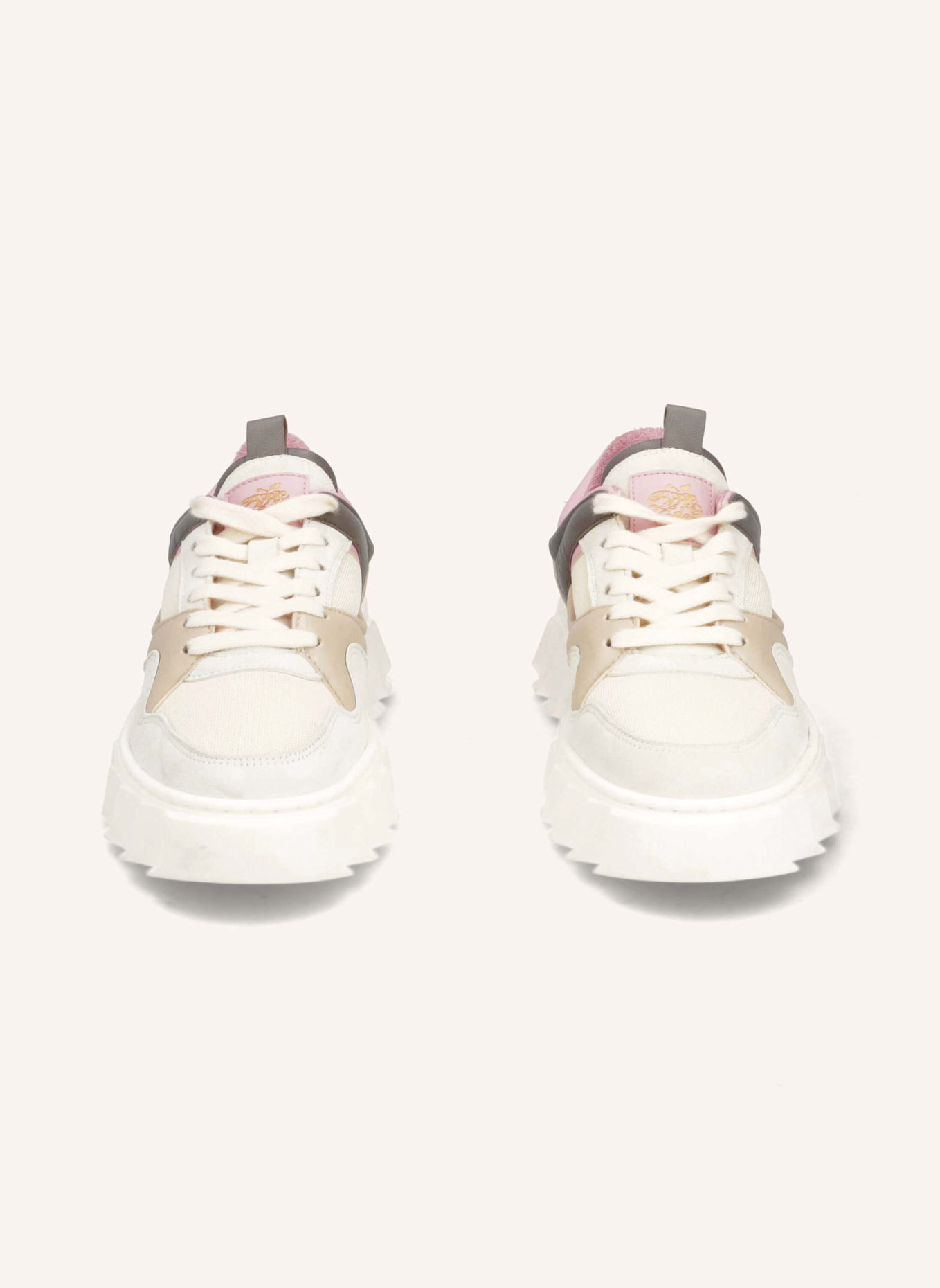 Apple of Eden Sneaker: HELLROSA/ GRAU/ BEIGE