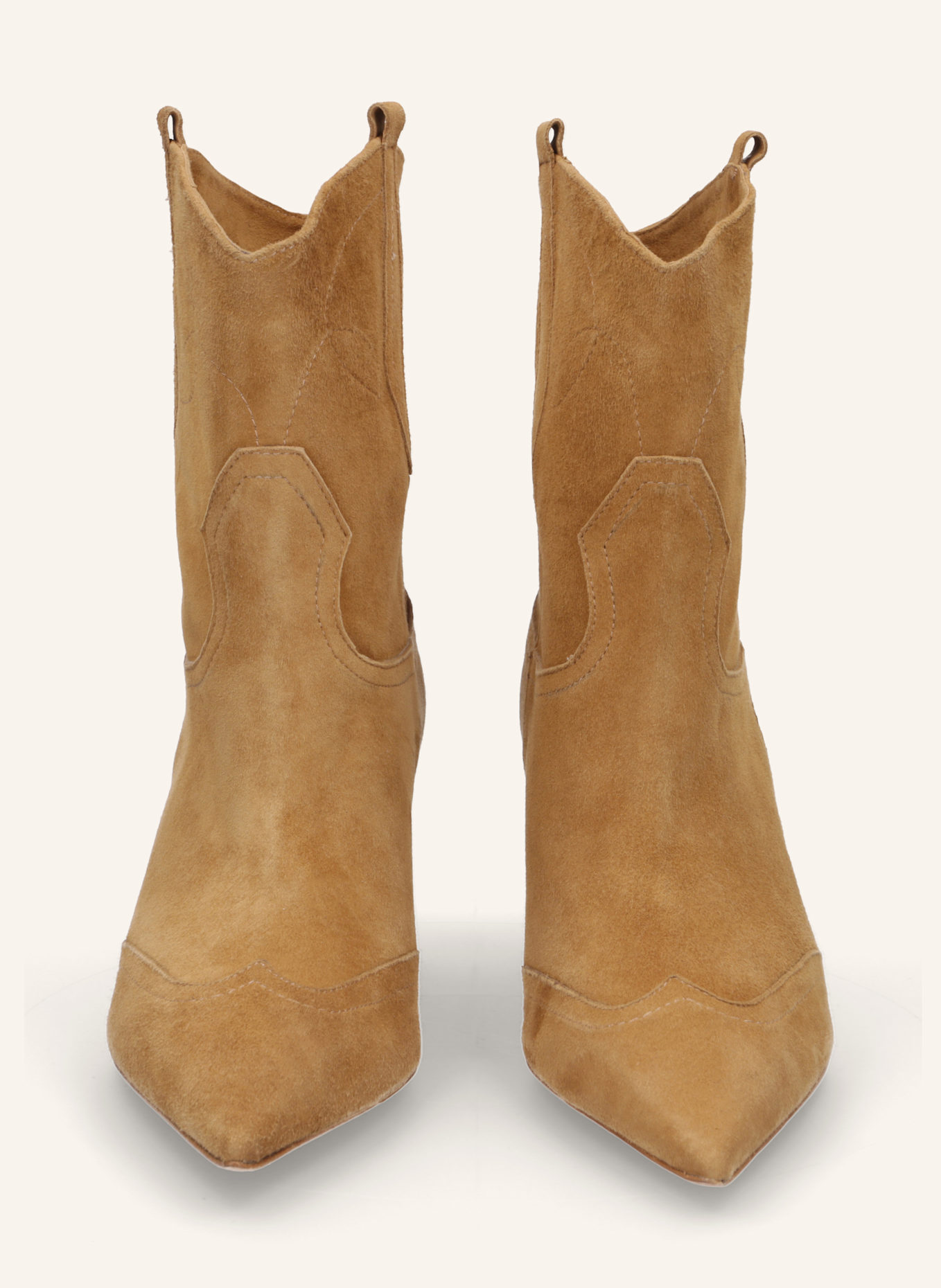 THEA MIKA Cowboy Boots: COGNAC