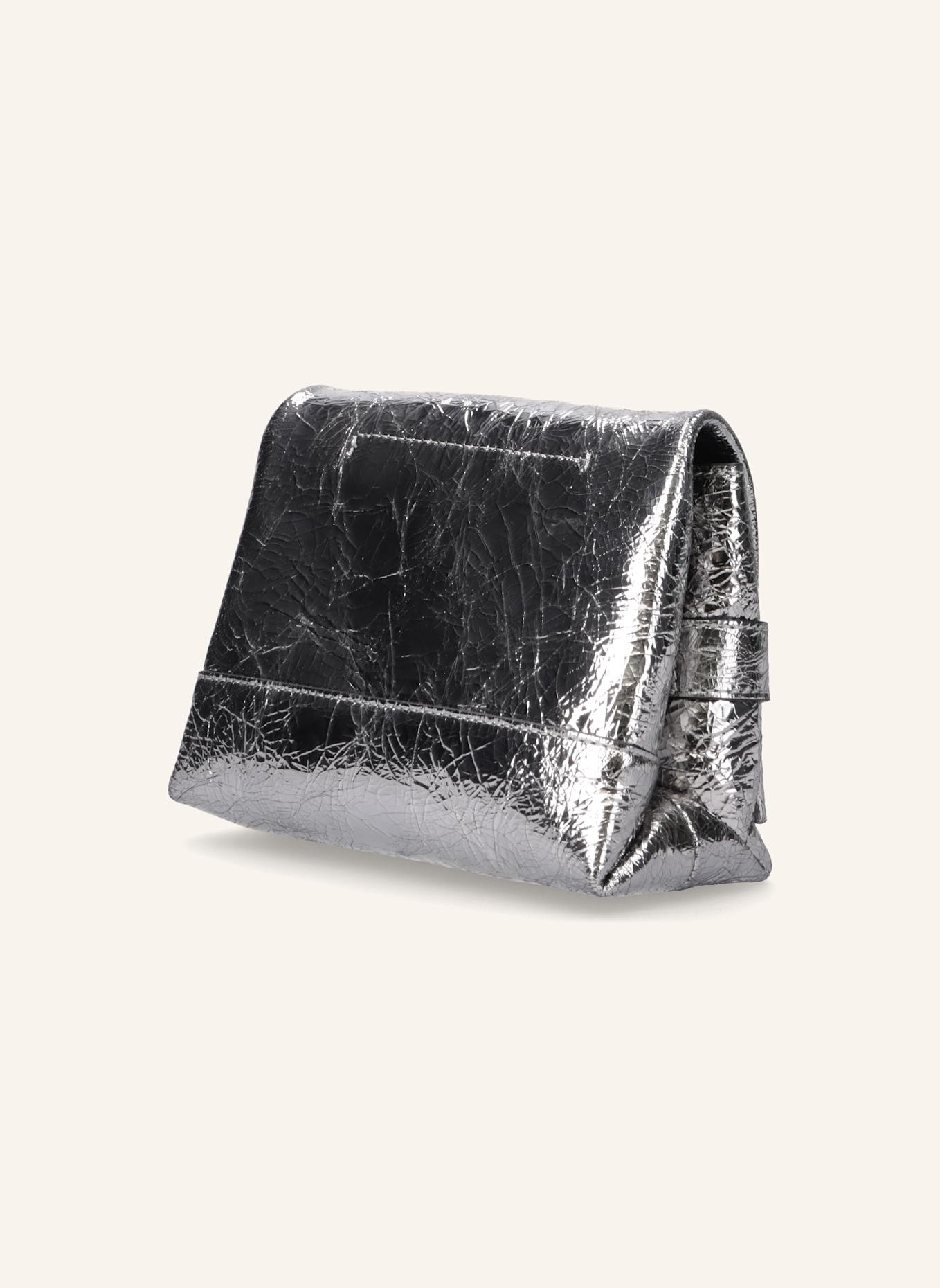THEA MIKA Clutch: SILBER