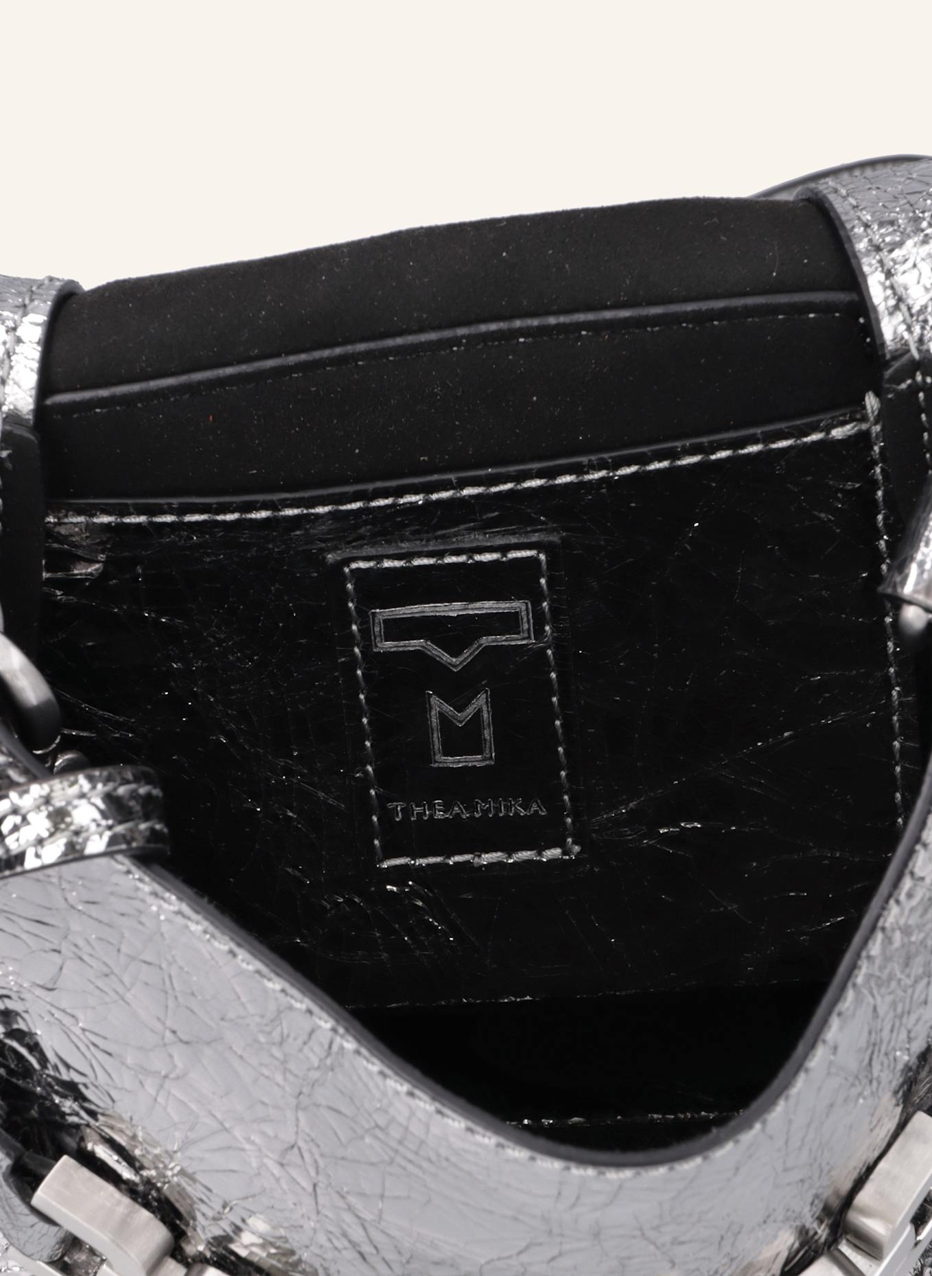 THEA MIKA Clutch: SILBER