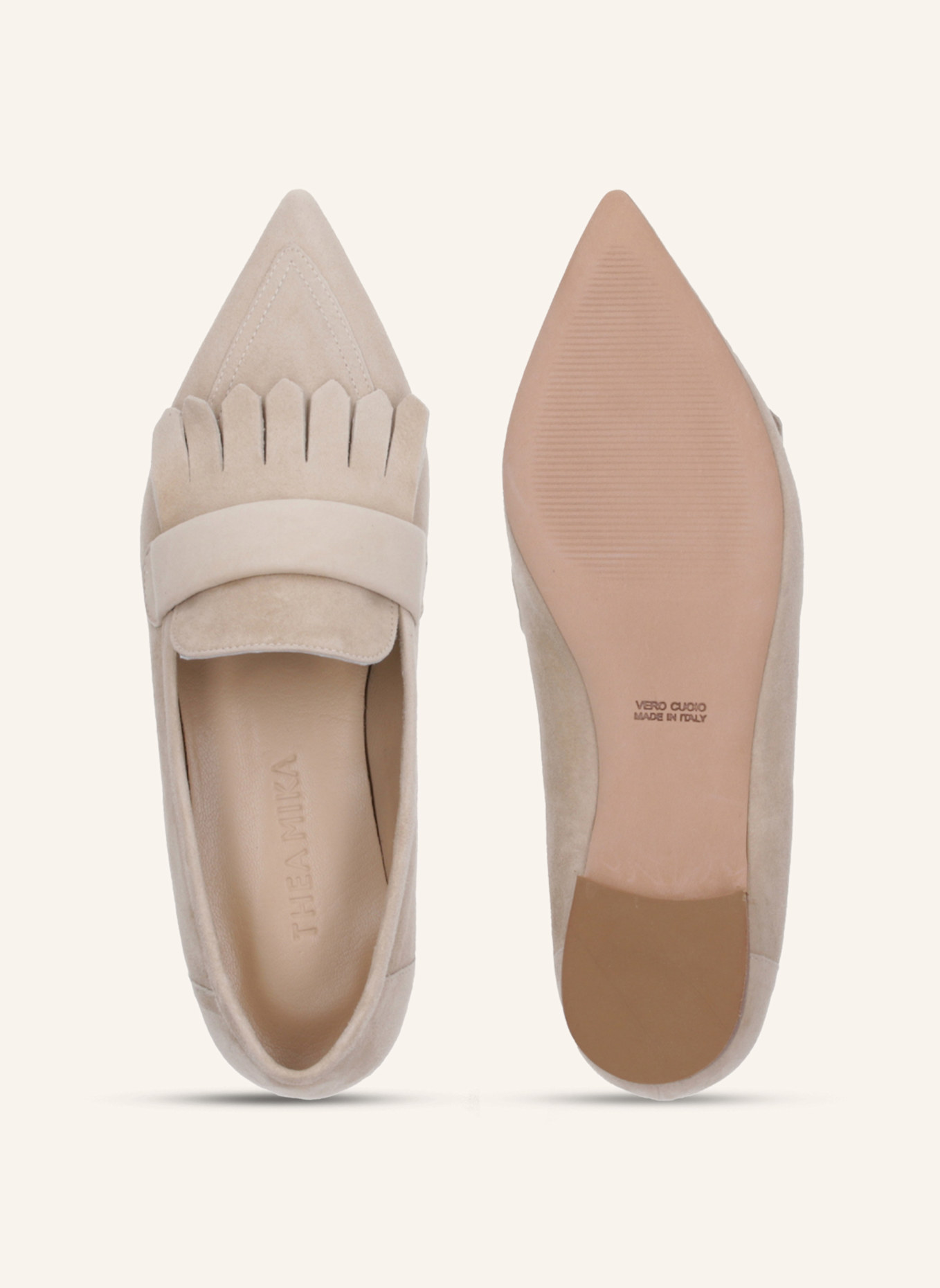 THEA MIKA Loafer: BEIGE