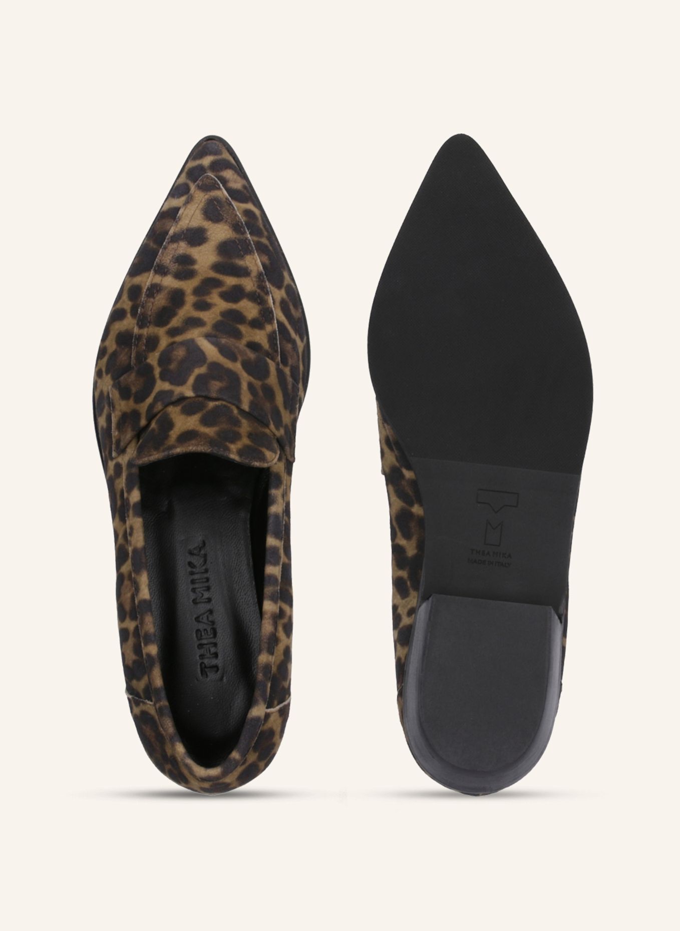 THEA MIKA Mokassins: DUNKELBRAUN/ COGNAC