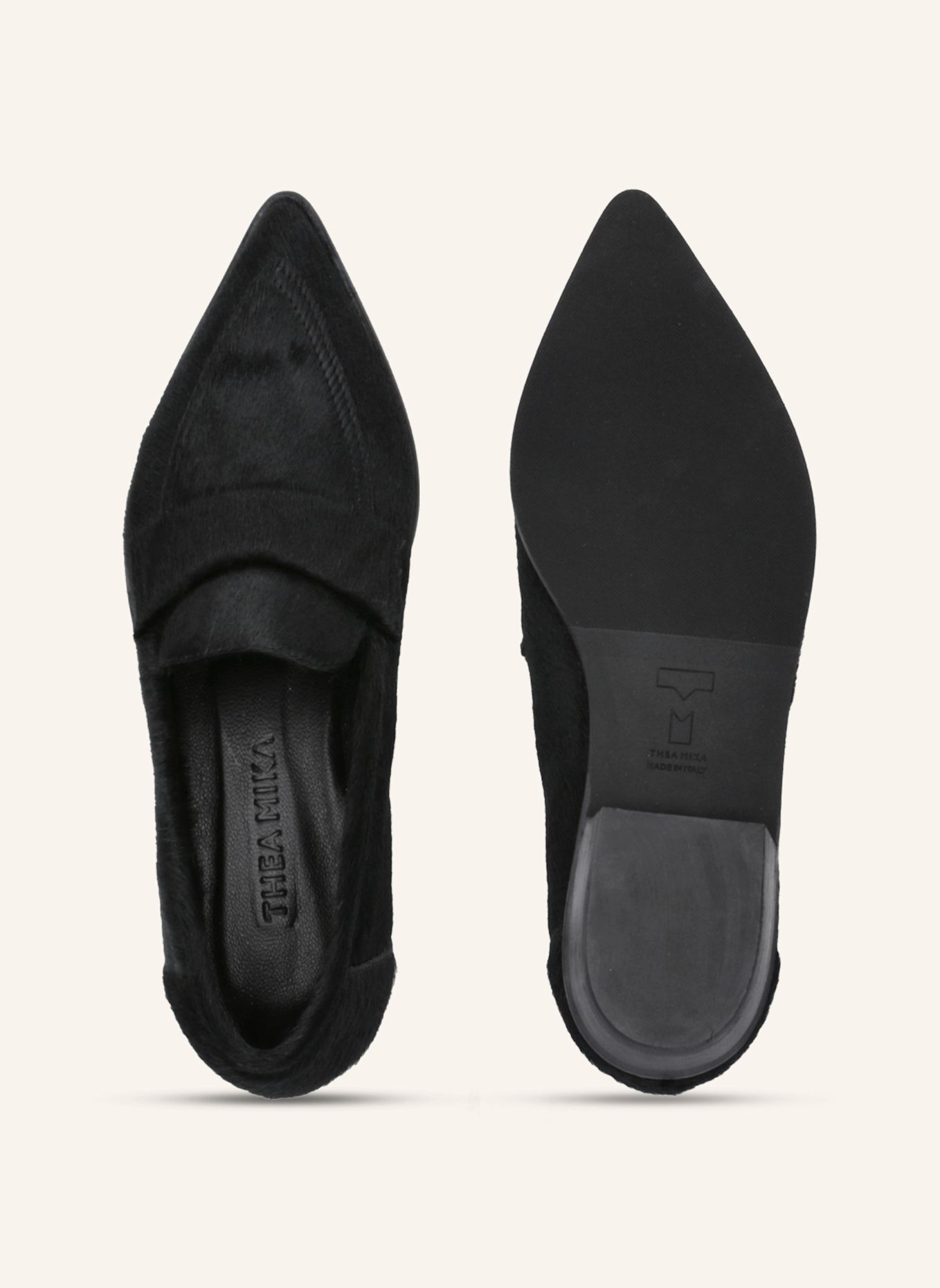 THEA MIKA Mokassins: SCHWARZ