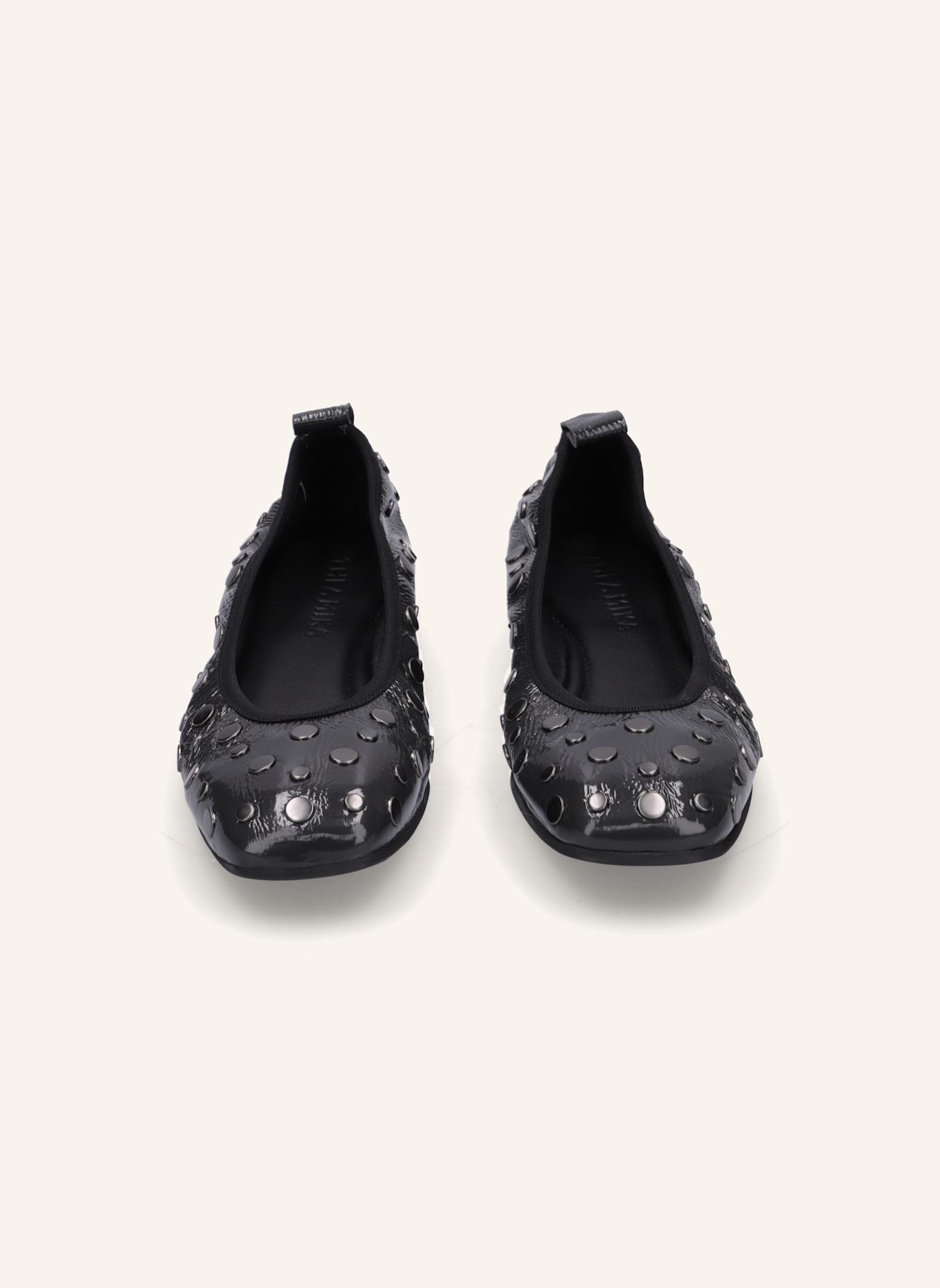 THEA MIKA Ballerinas: DUNKELGRAU