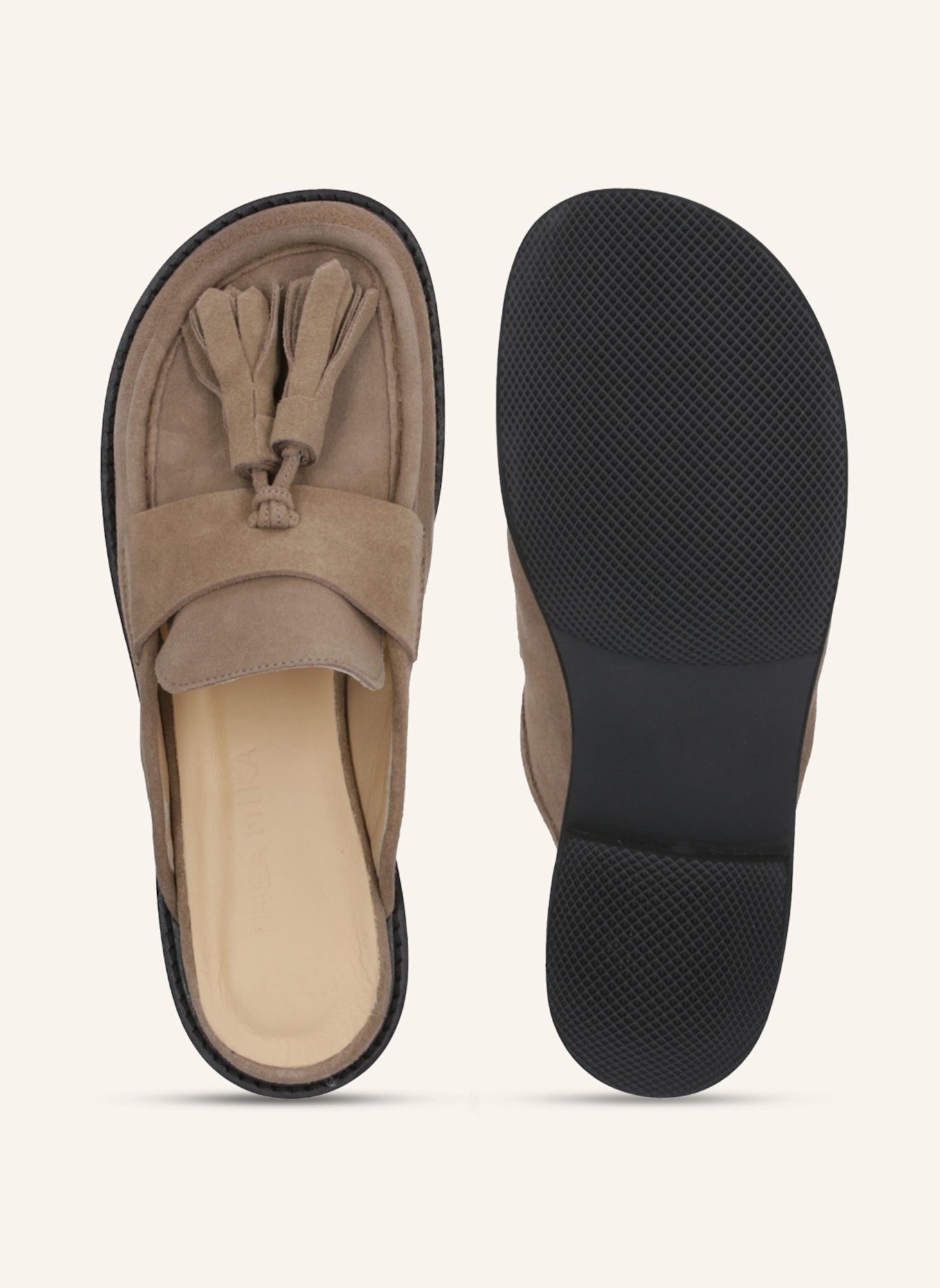 THEA MIKA Mules: BEIGE