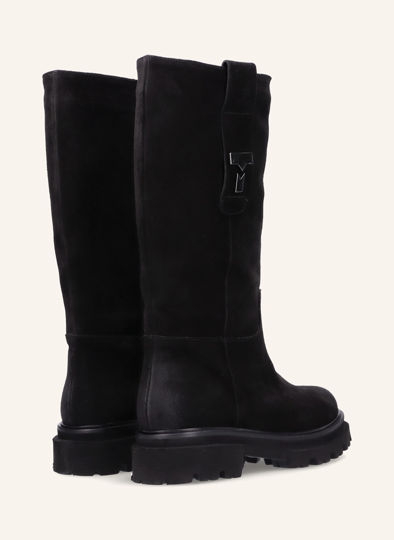 THEA MIKA Stiefel: SCHWARZ