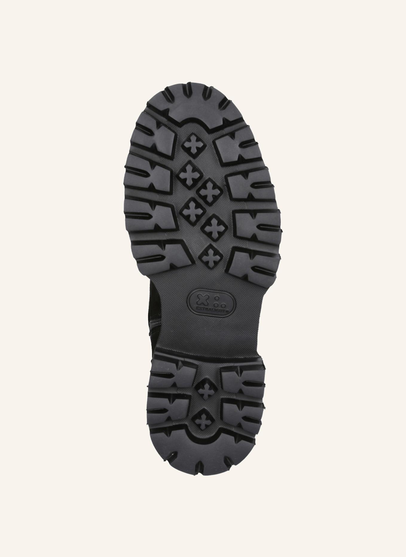 THEA MIKA Schnürstiefel: SCHWARZ