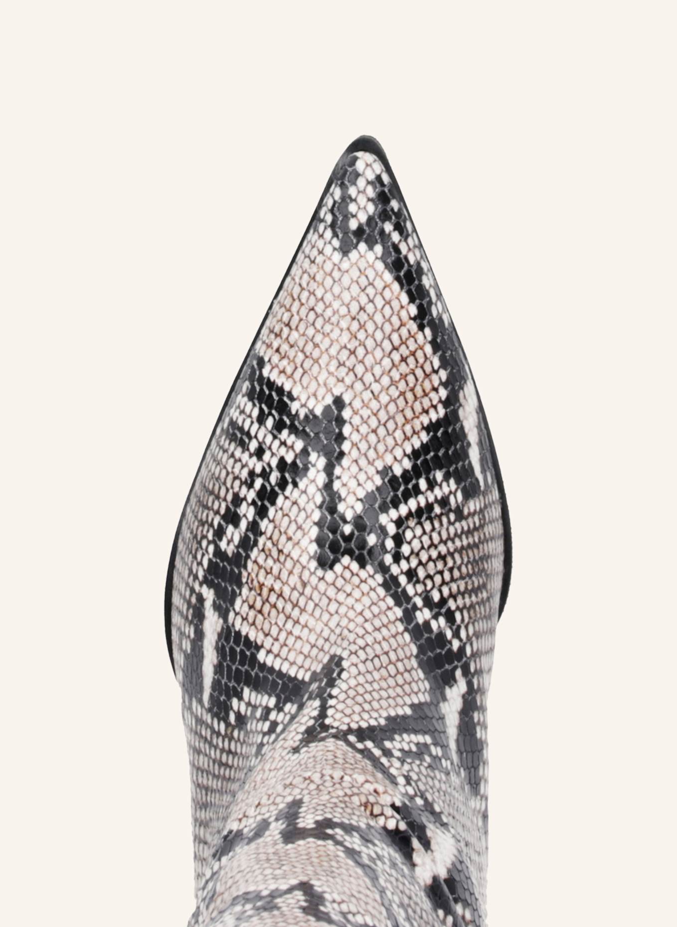 THEA MIKA Stiefel: WEISS/ SCHWARZ