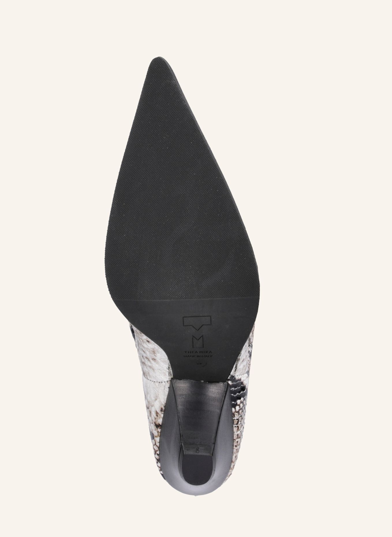 THEA MIKA Stiefel: WEISS/ SCHWARZ