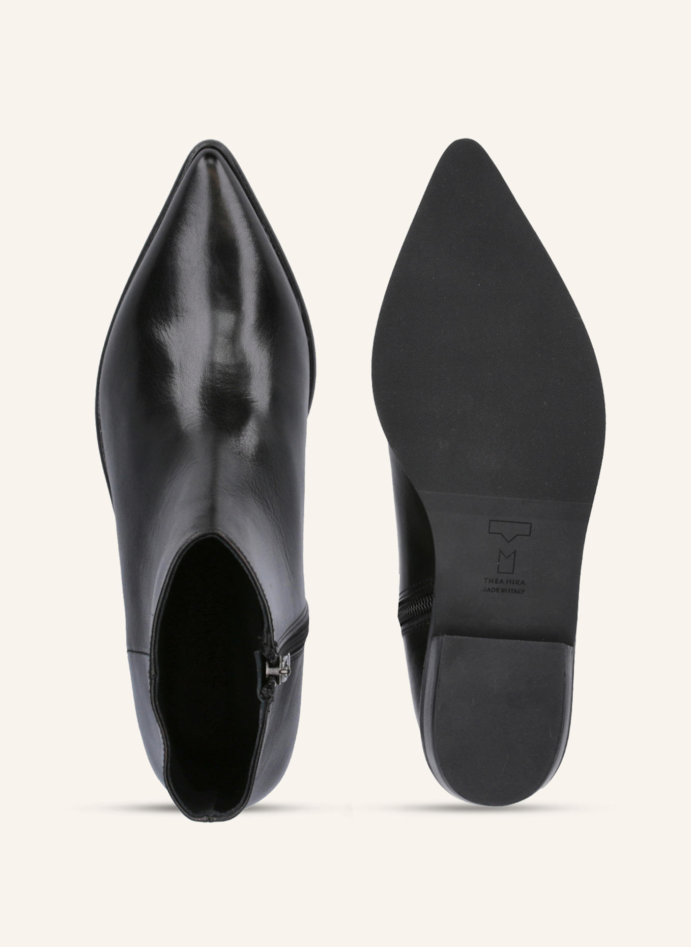 THEA MIKA Stiefeletten: SCHWARZ