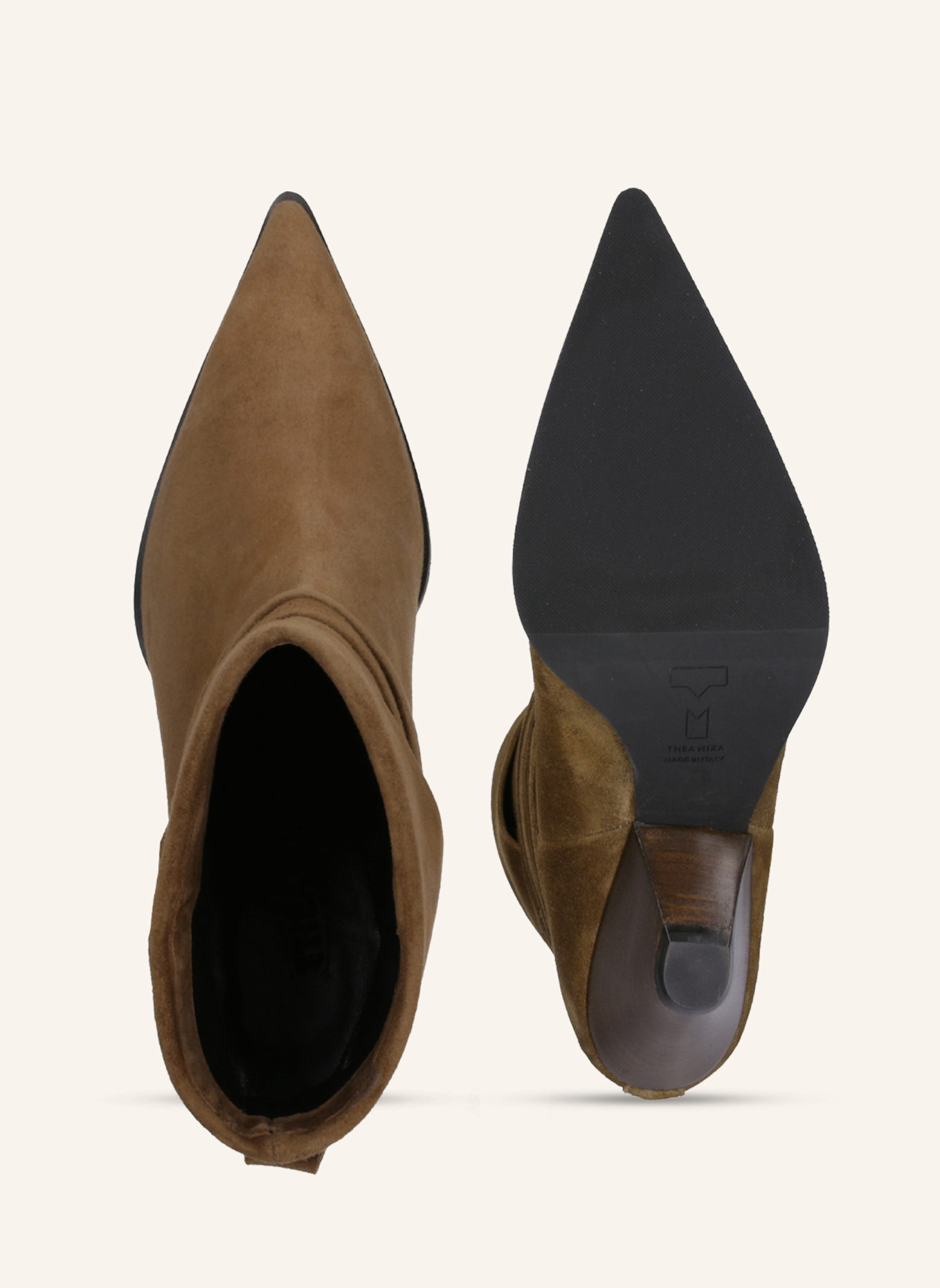 THEA MIKA Stiefeletten: DUNKELBRAUN