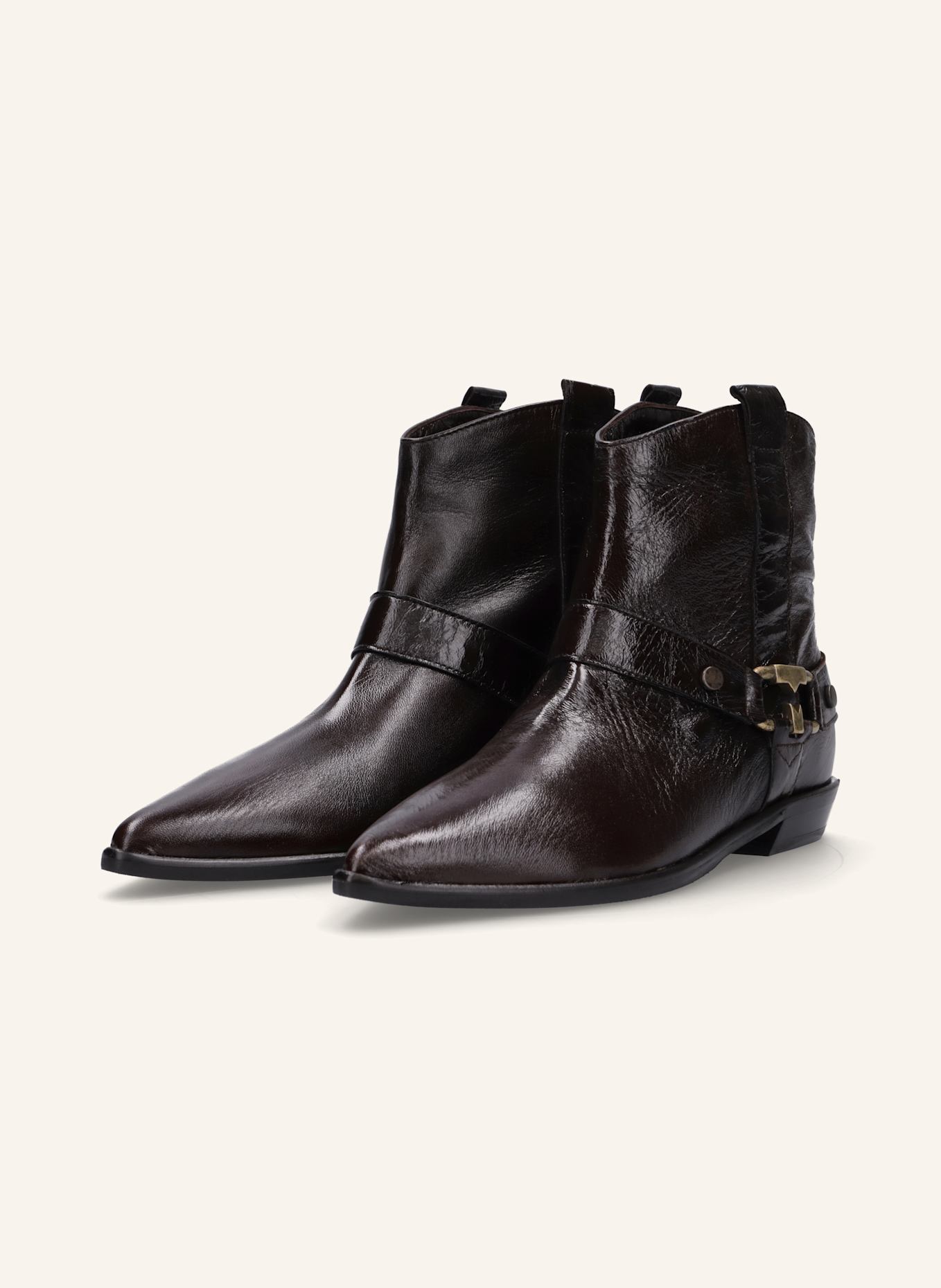 THEA MIKA Stiefeletten: DUNKELBRAUN